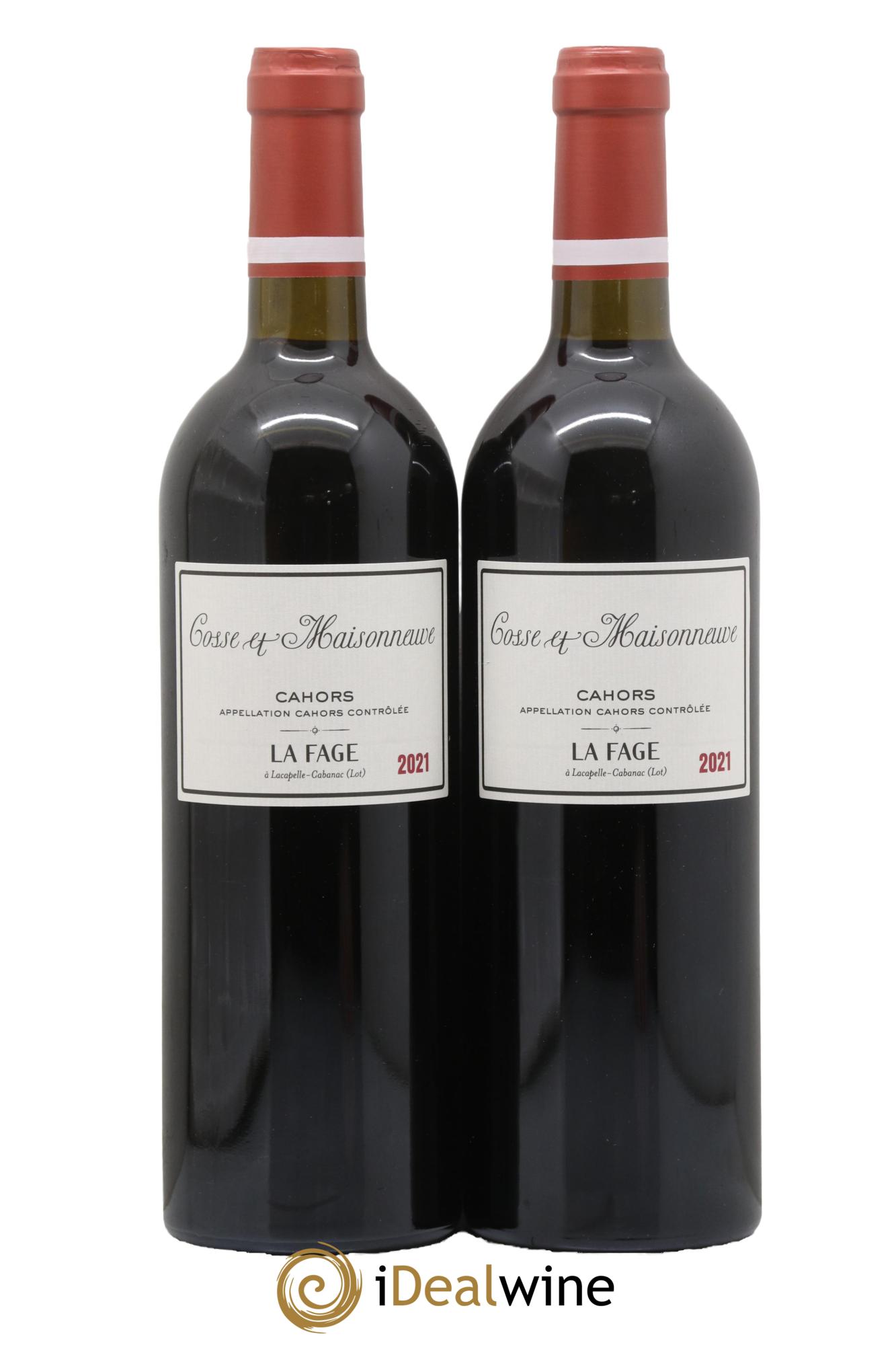 Cahors La Fage Cosse-Maisonneuve (Domaine) 2021 - Posten von 2 Flaschen - 0