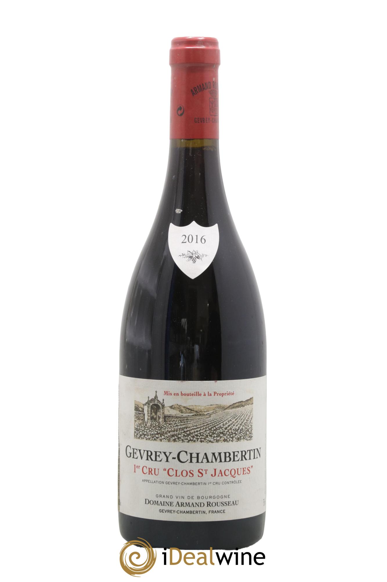 Gevrey-Chambertin 1er Cru Clos Saint-Jacques Armand Rousseau (Domaine) 2016 - Lot de 1 bouteille - 0