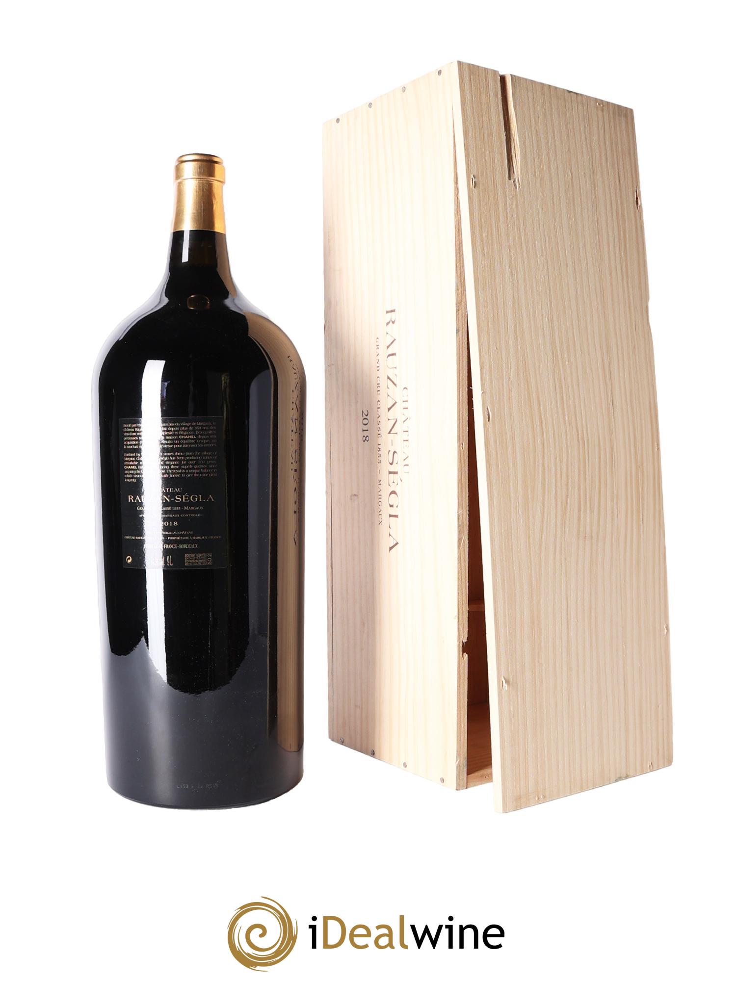 Château Rauzan Ségla Grand Cru Classé 2018 - Lot de 1 salmanazar - 2