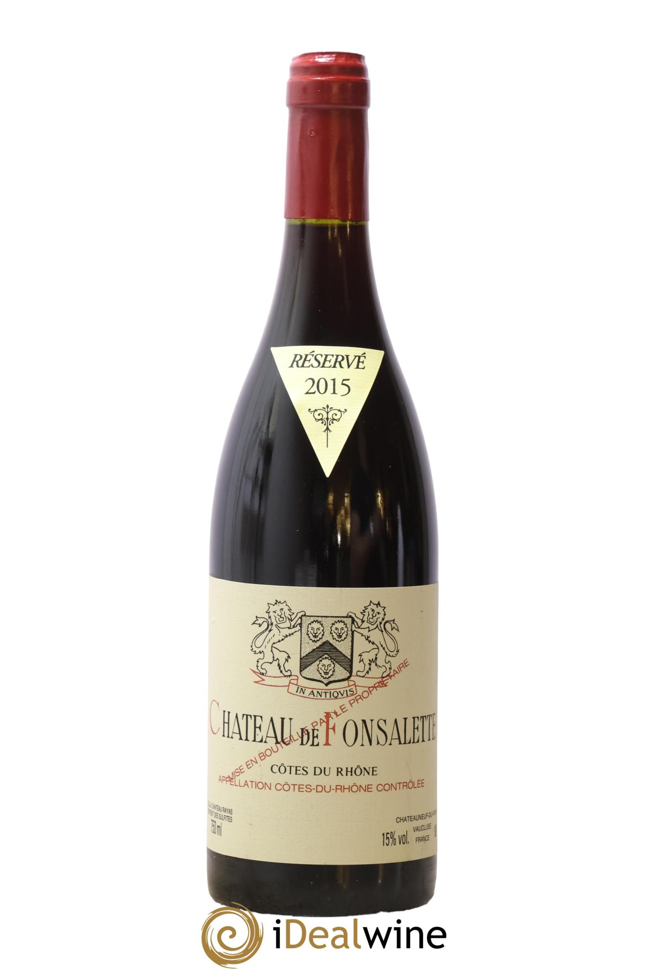 Côtes-du-Rhône Château de Fonsalette Emmanuel Reynaud 2015 - Posten von 1 Flasche - 0