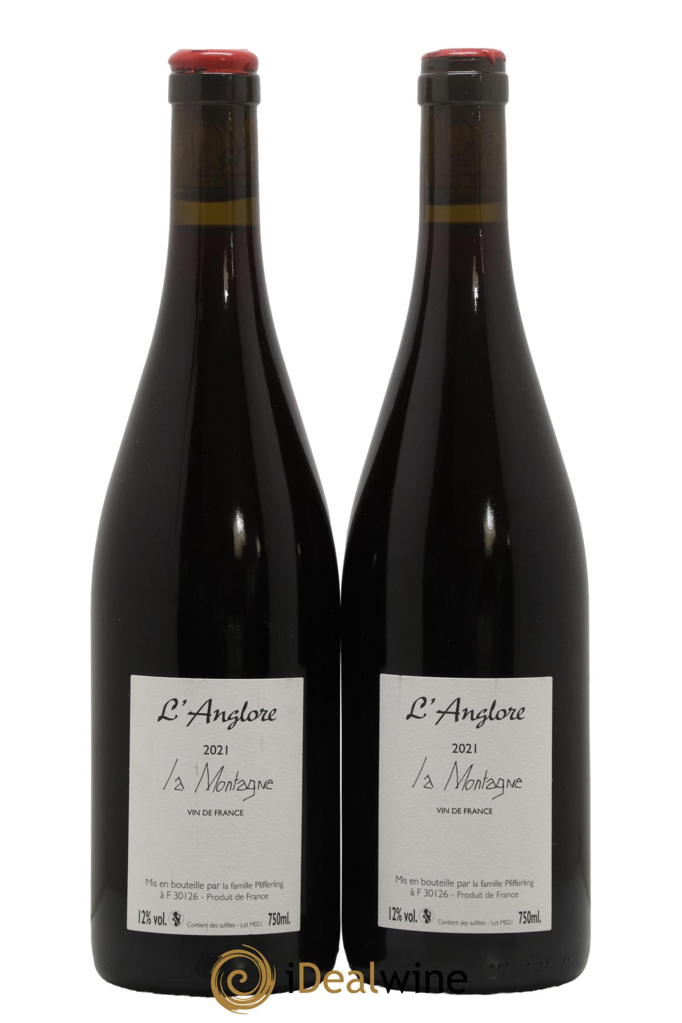 Vin de France La Montagne L Anglore 2021 - Lotto di 2 bottiglie - 1