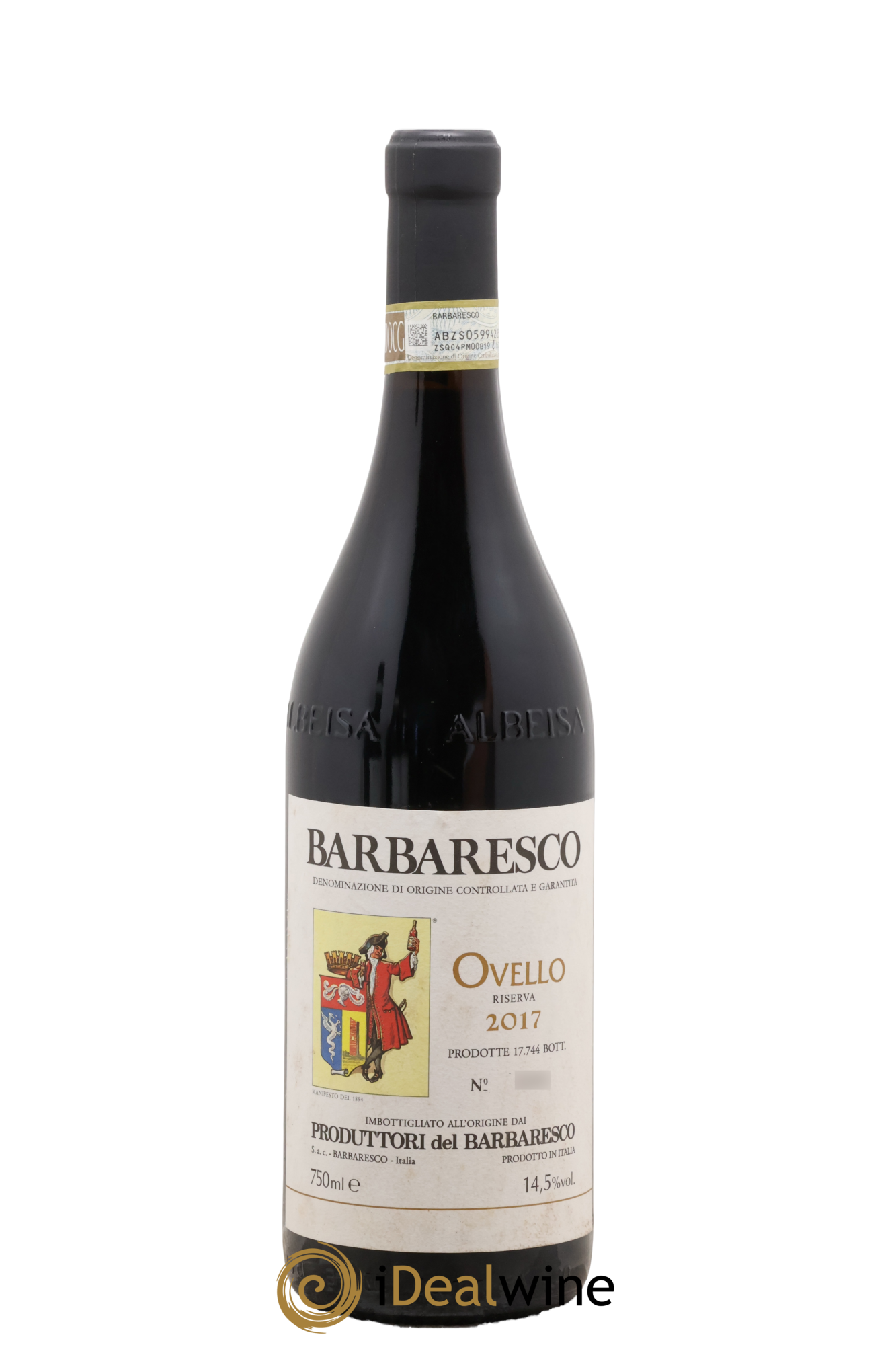 Barbaresco DOCG Ovello Produttori del Barbaresco 2017 - Lotto di 1 bottiglia - 0