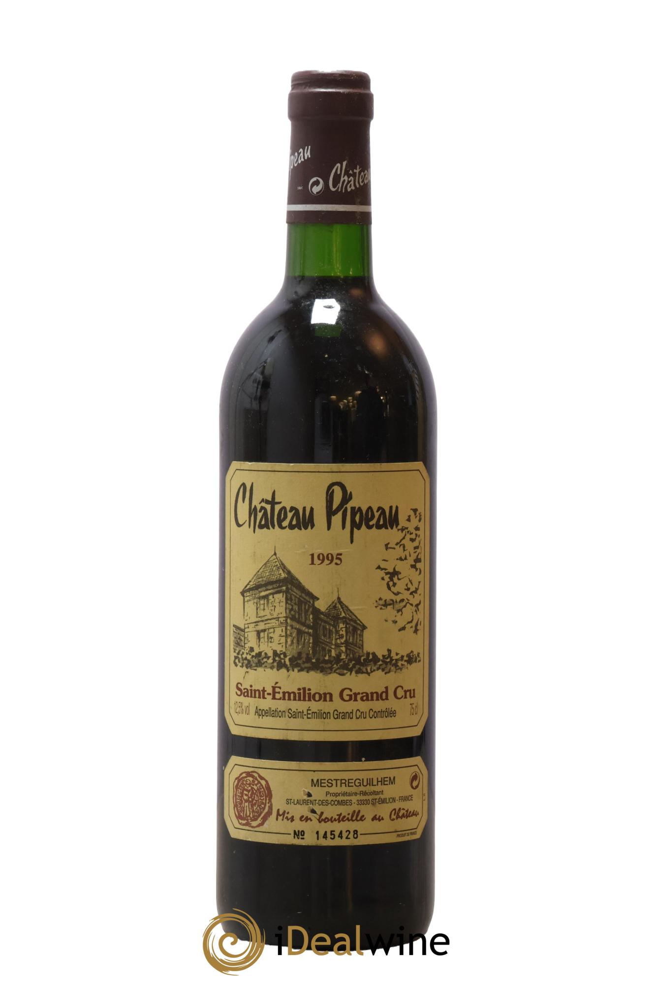 Château Pipeau 1995 - Lotto di 1 bottiglia - 0