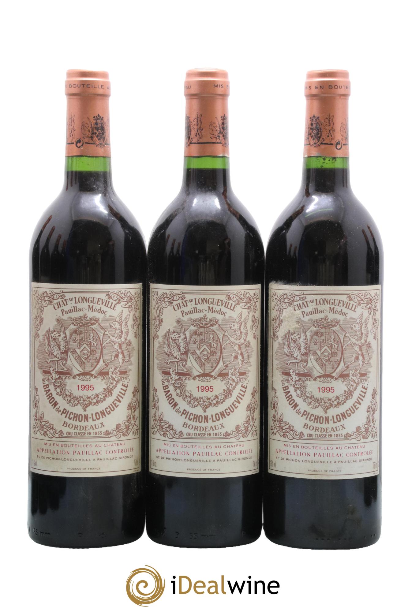 Pichon Longueville Baron 2ème Grand Cru Classé 1995 - Lot of 12 bottles - 2