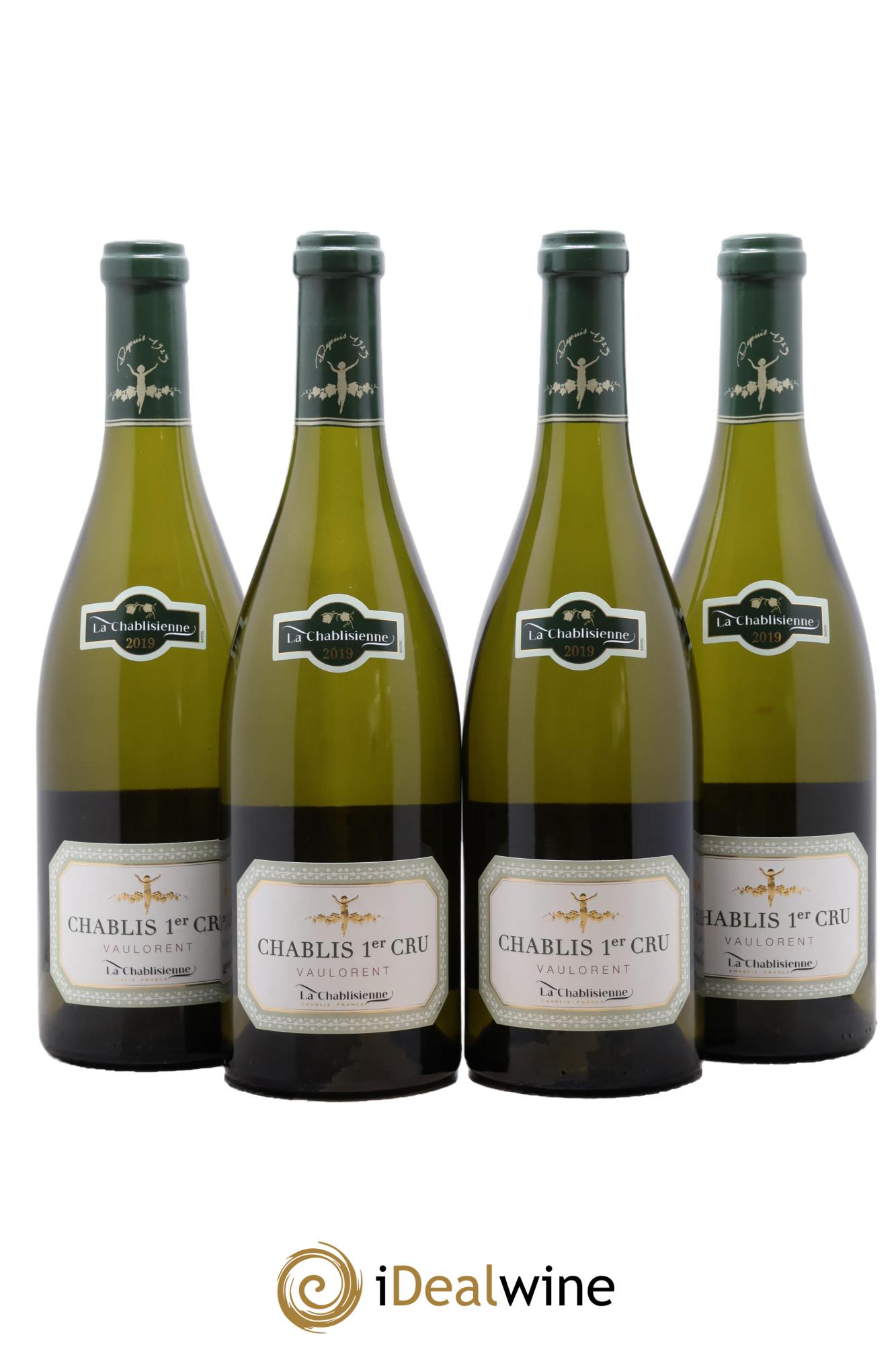 Chablis 1er Cru Vaulorent La Chablisienne 2019 - Posten von 4 Flaschen - 0