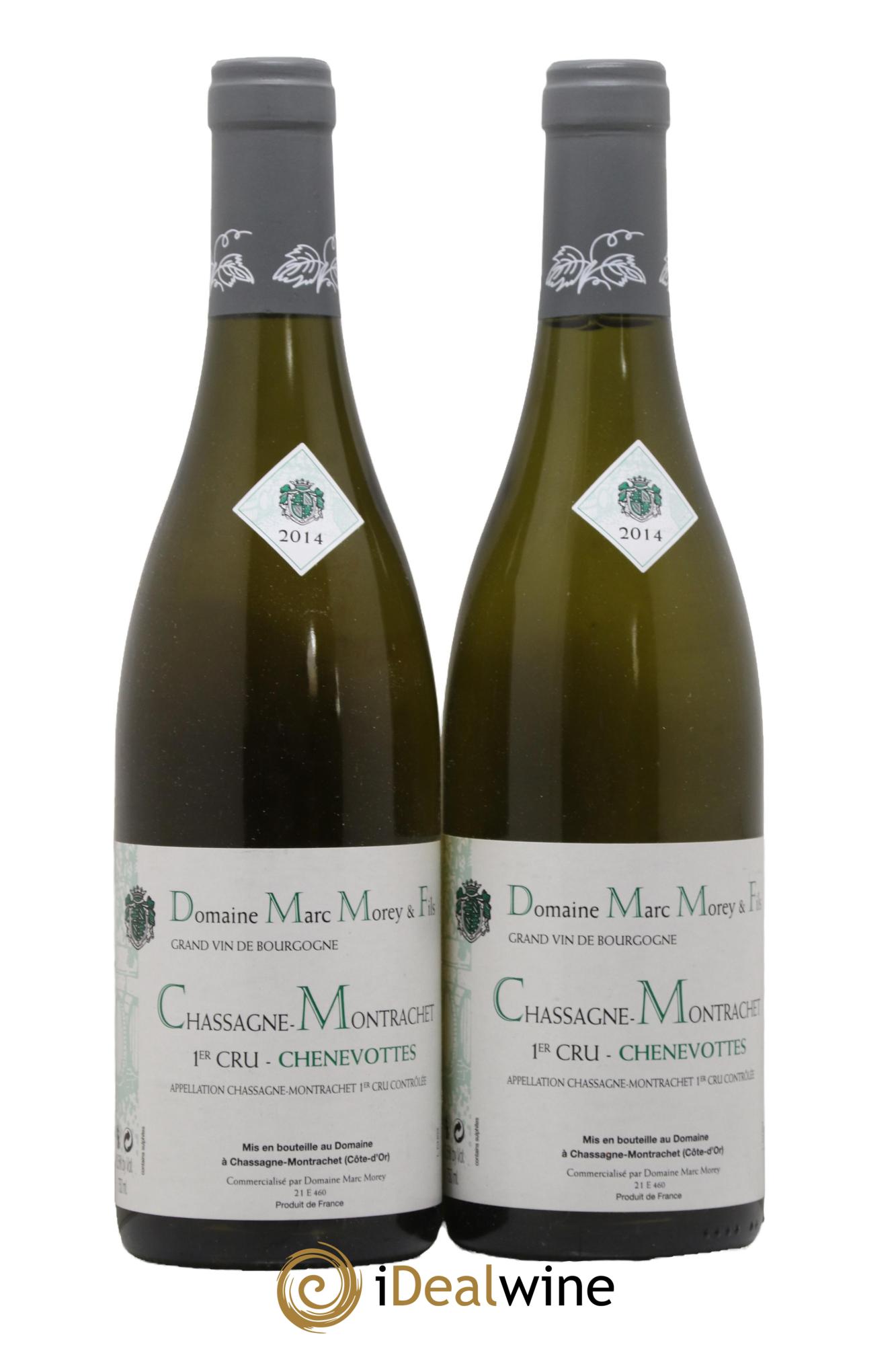 Chassagne-Montrachet 1er Cru Chenevottes Jean-Marc Morey 2014 - Lot de 2 bouteilles - 0