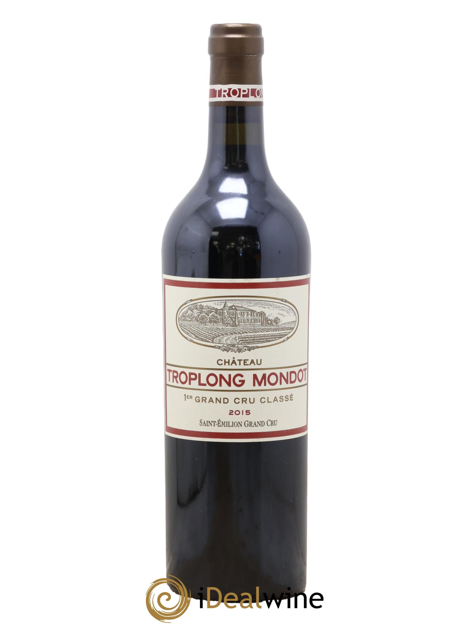 Château Troplong Mondot 1er Grand Cru Classé B 2015 - Lot de 1 bouteille - 0