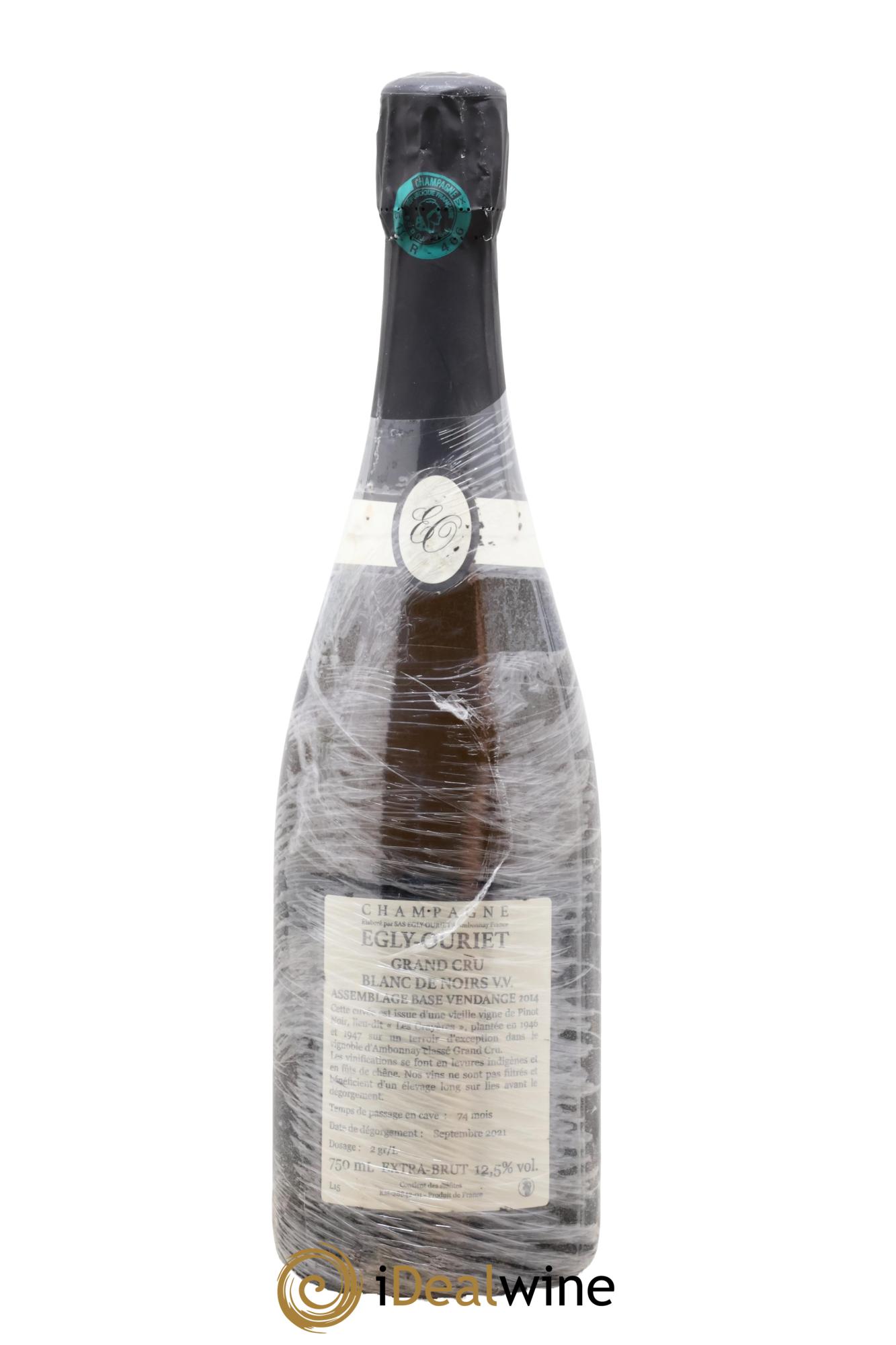 Blanc de Noirs Les Crayères Vieilles vignes Egly-Ouriet - Lot de 1 bouteille - 1