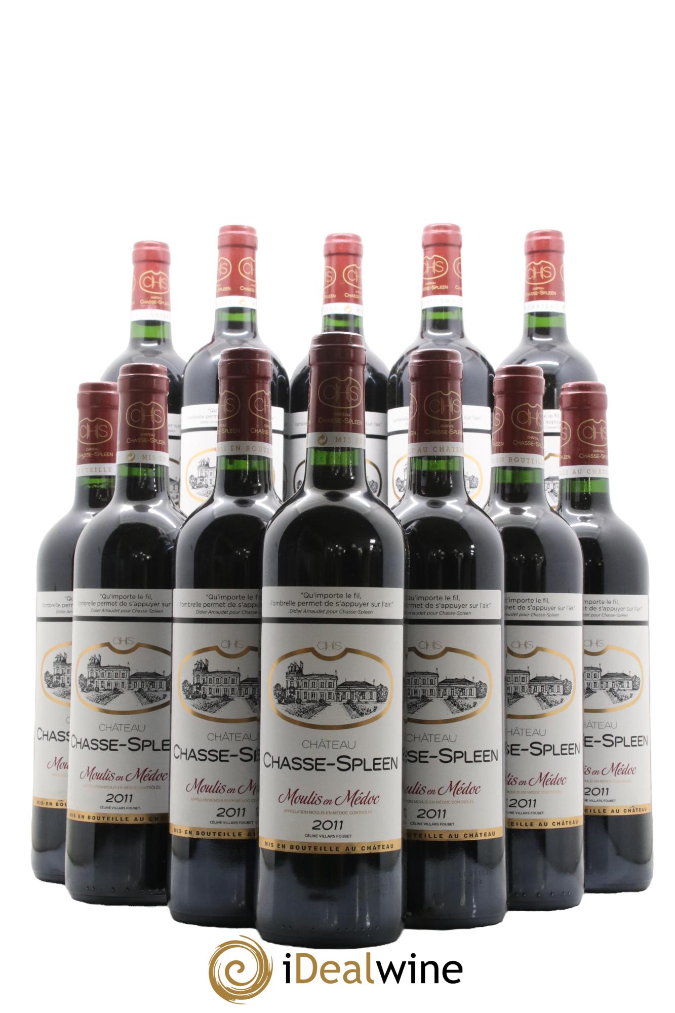 Château Chasse Spleen 2011 - Lot de 12 bouteilles - 0