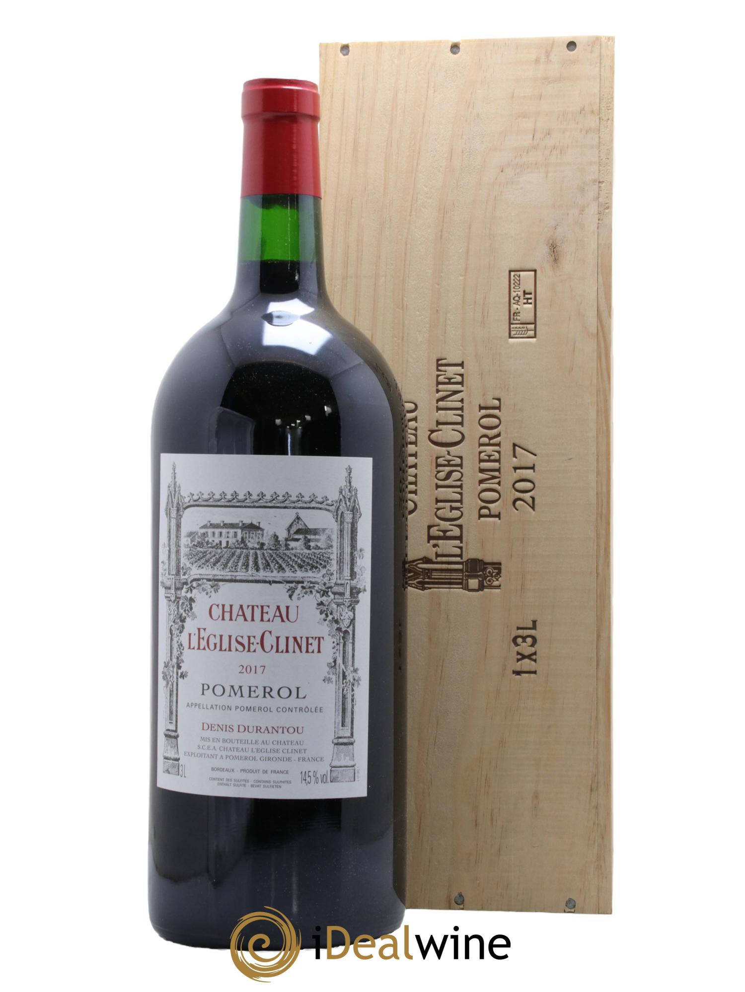 Château l' Église Clinet 2017 - Posten von 1 Doppel-Magnum - 0