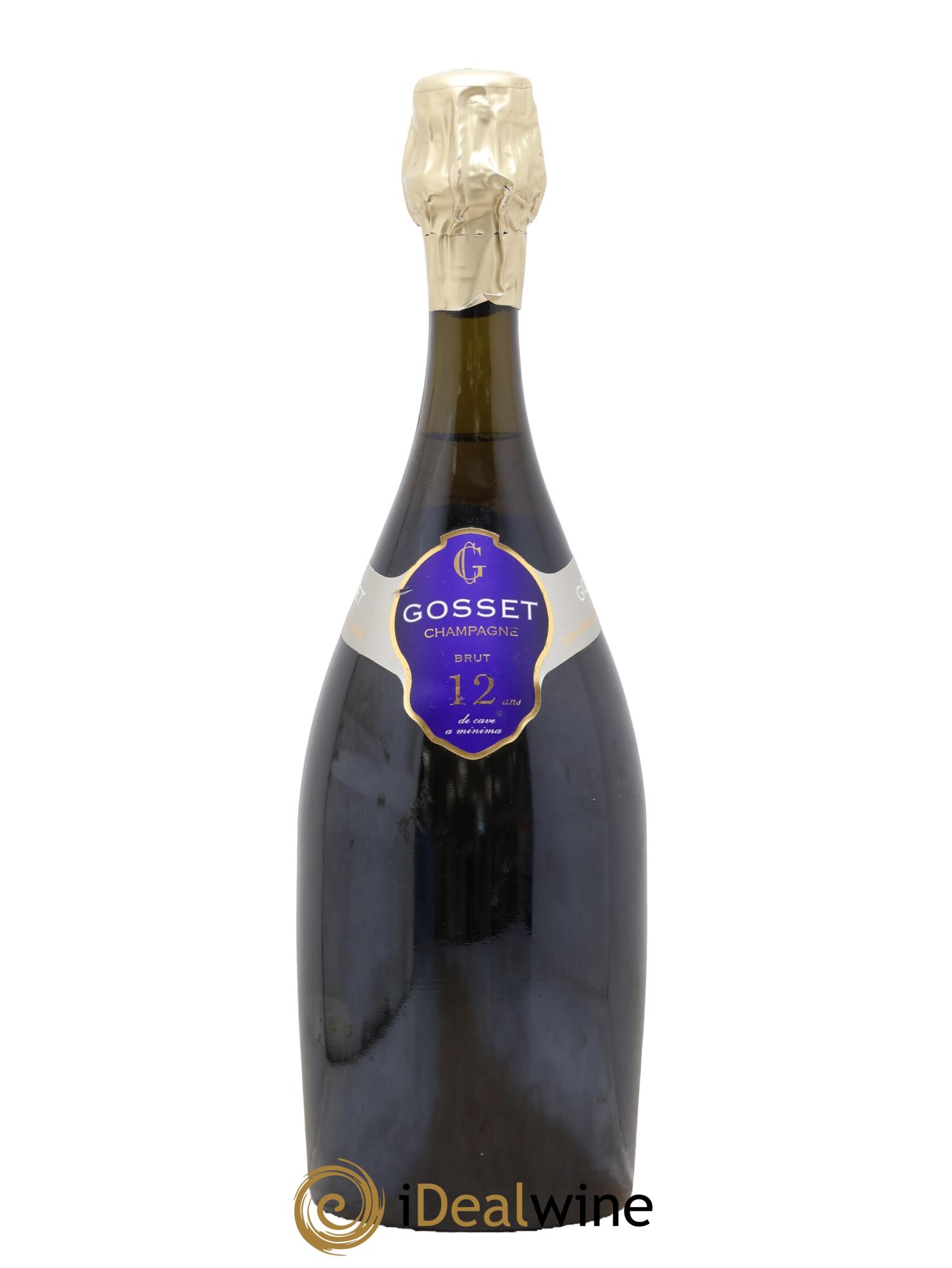 Brut 12 ans de cave à minima Gosset - Lot de 1 bouteille - 0