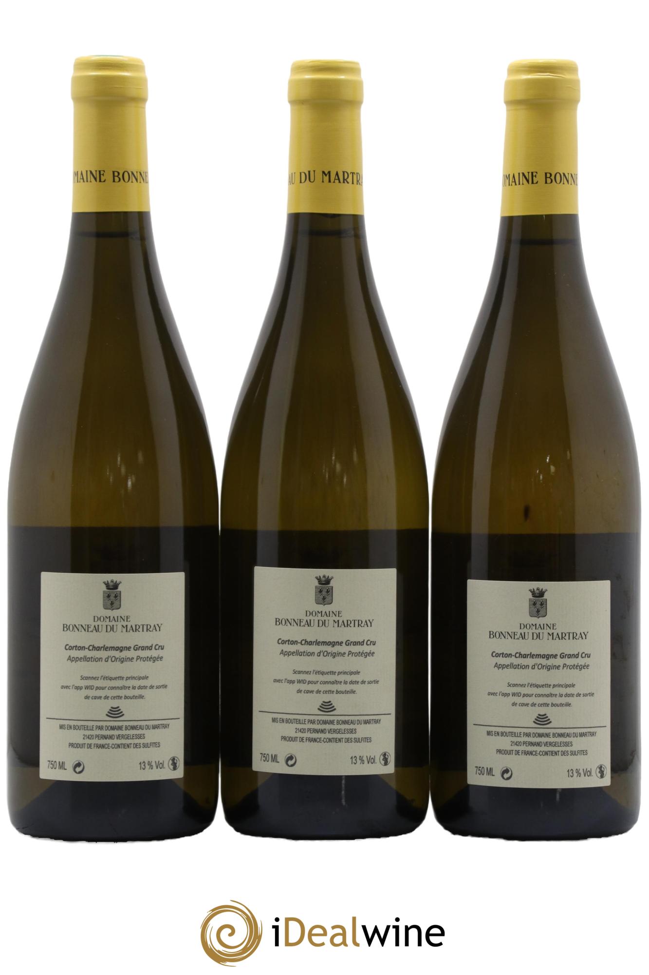 Corton-Charlemagne Grand Cru Bonneau du Martray (Domaine) 2013 - Lot of 3 bottles - 1