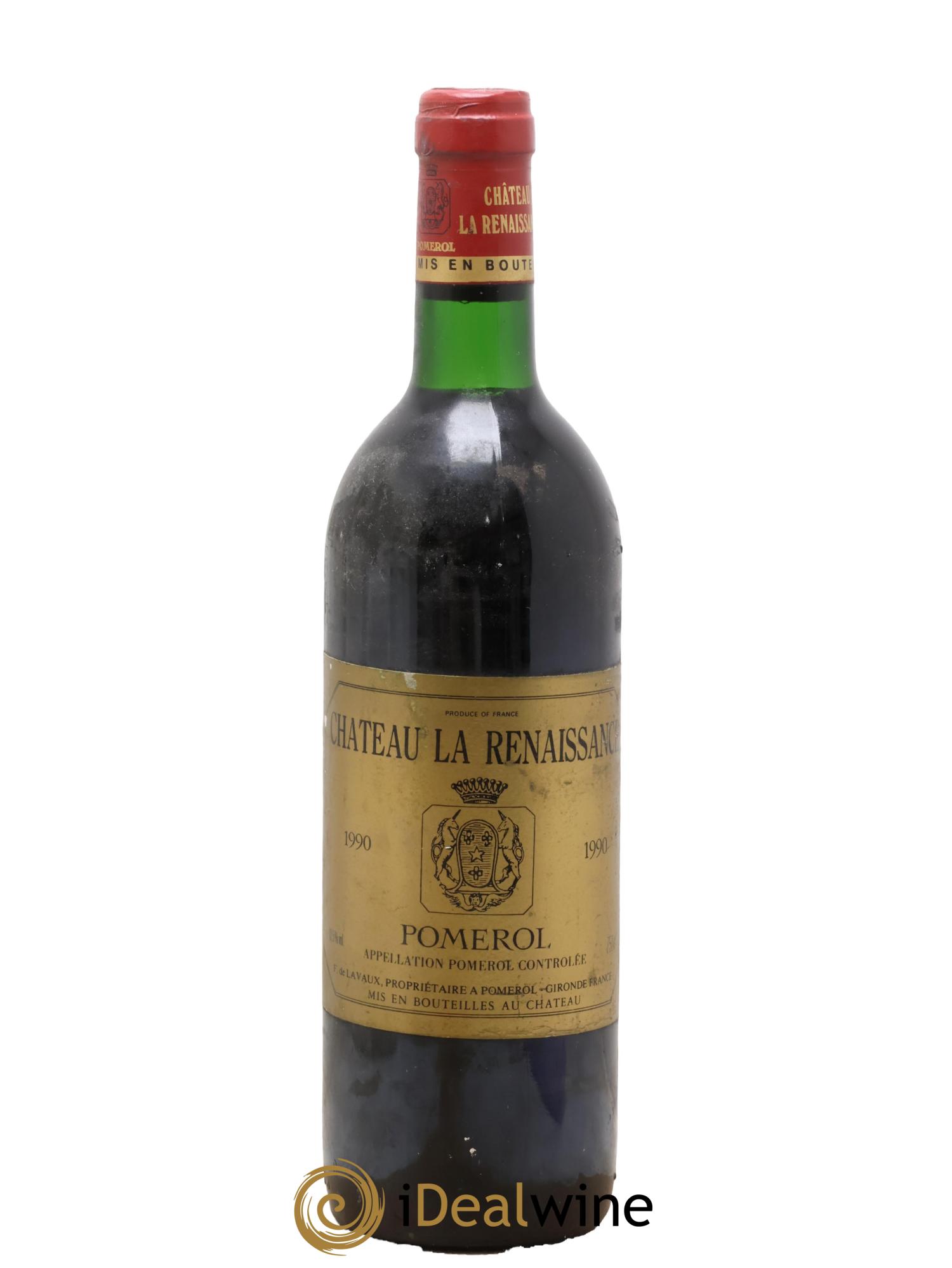 Château la Renaissance 1990 - Lotto di 1 bottiglia - 0