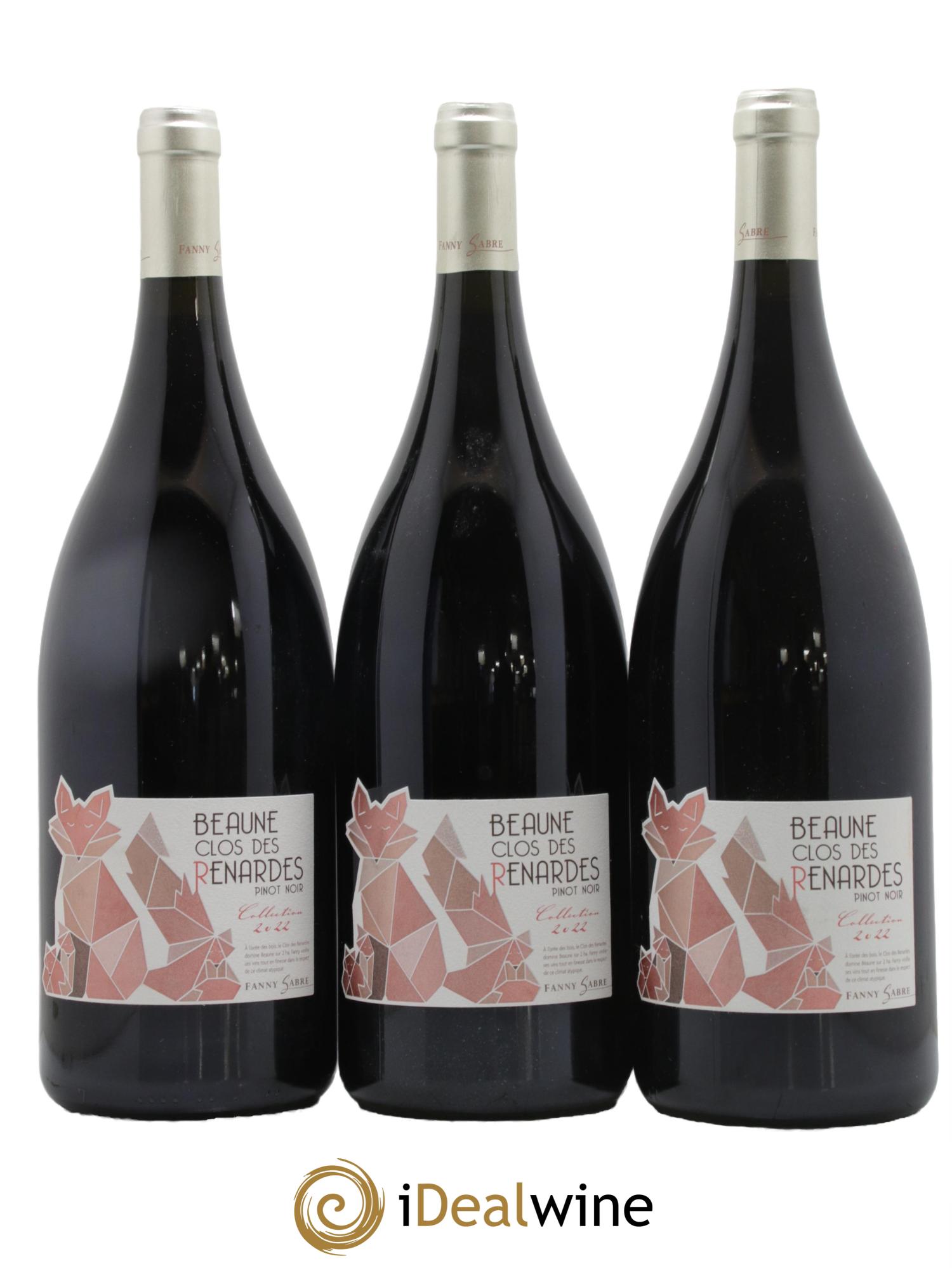 Beaune Clos des Renardes Pinot Noir Fanny Sabre 2022 - Lotto di 3 magnum - 0
