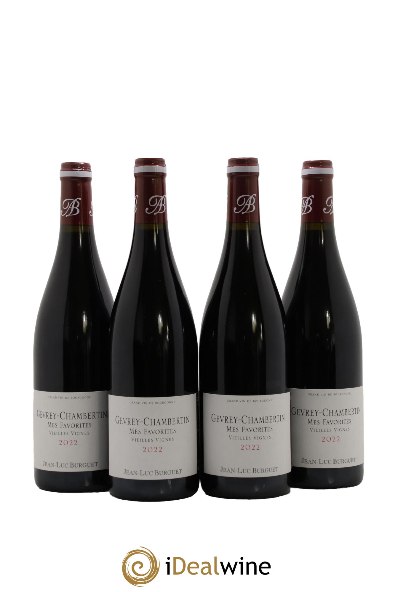 Gevrey-Chambertin Mes Favorites Vieilles Vignes Jea-Luc Burguet 2022 - Lot de 4 bouteilles - 0