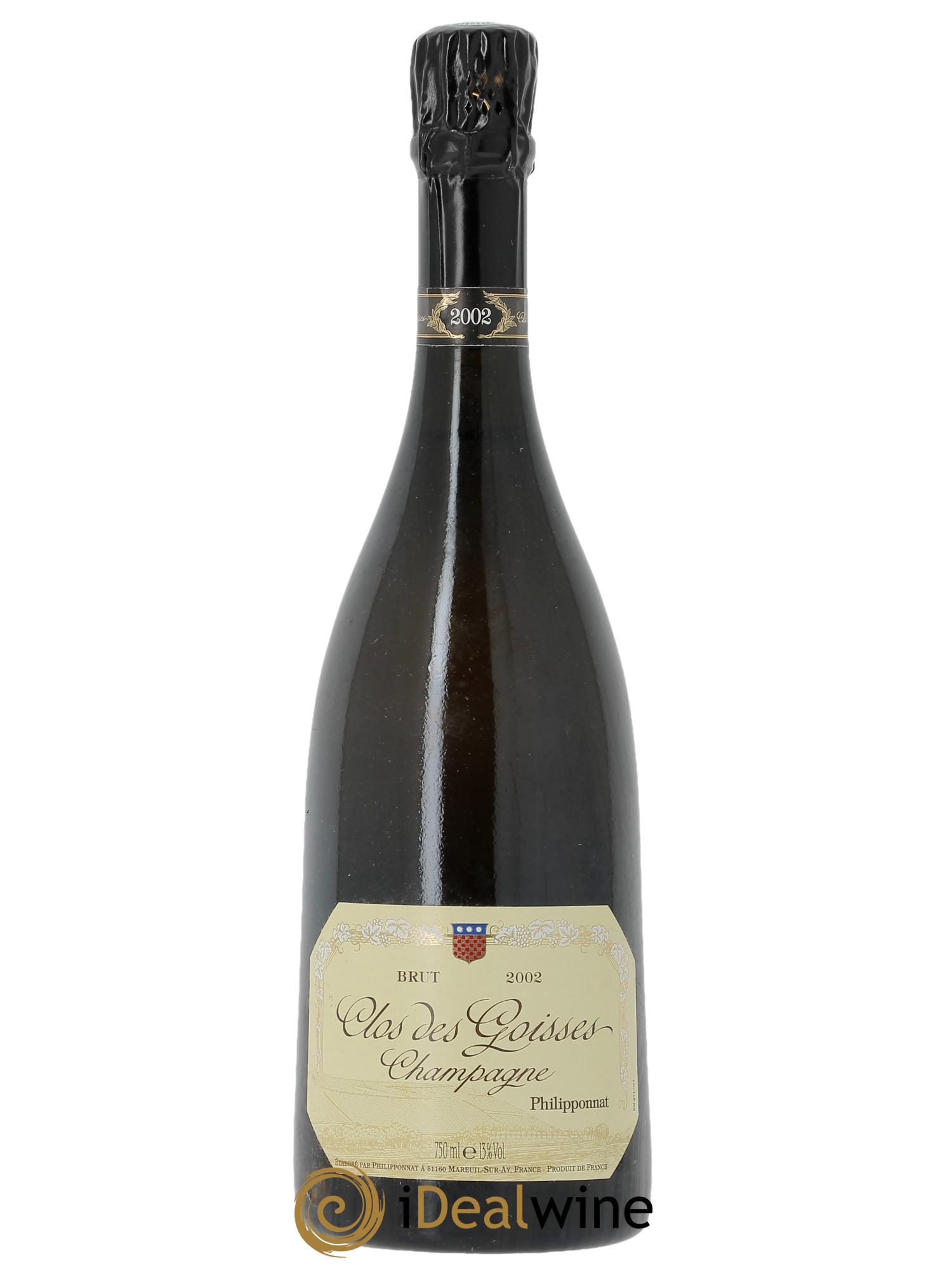 Clos des Goisses Philipponnat 2002 - Lot de 1 bouteille - 0