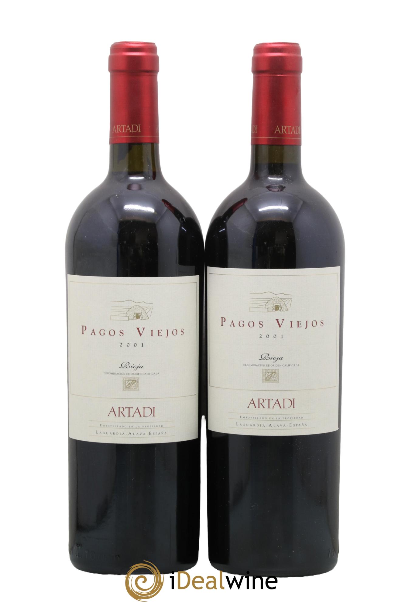 Rioja Artadi DOCA Pagos Viejos Artadi 2001 - Lot of 2 bottles - 0