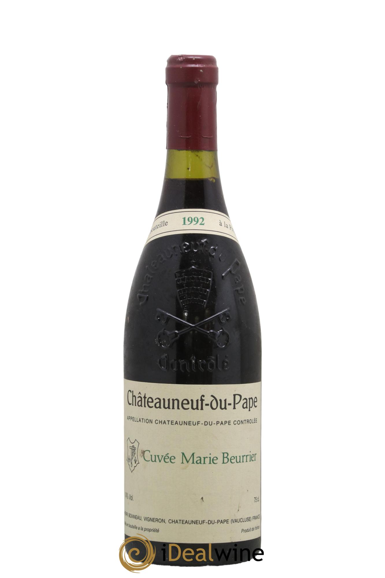 Châteauneuf-du-Pape Marie Beurrier Henri Bonneau & Fils 1992 - Lot de 1 bouteille - 0