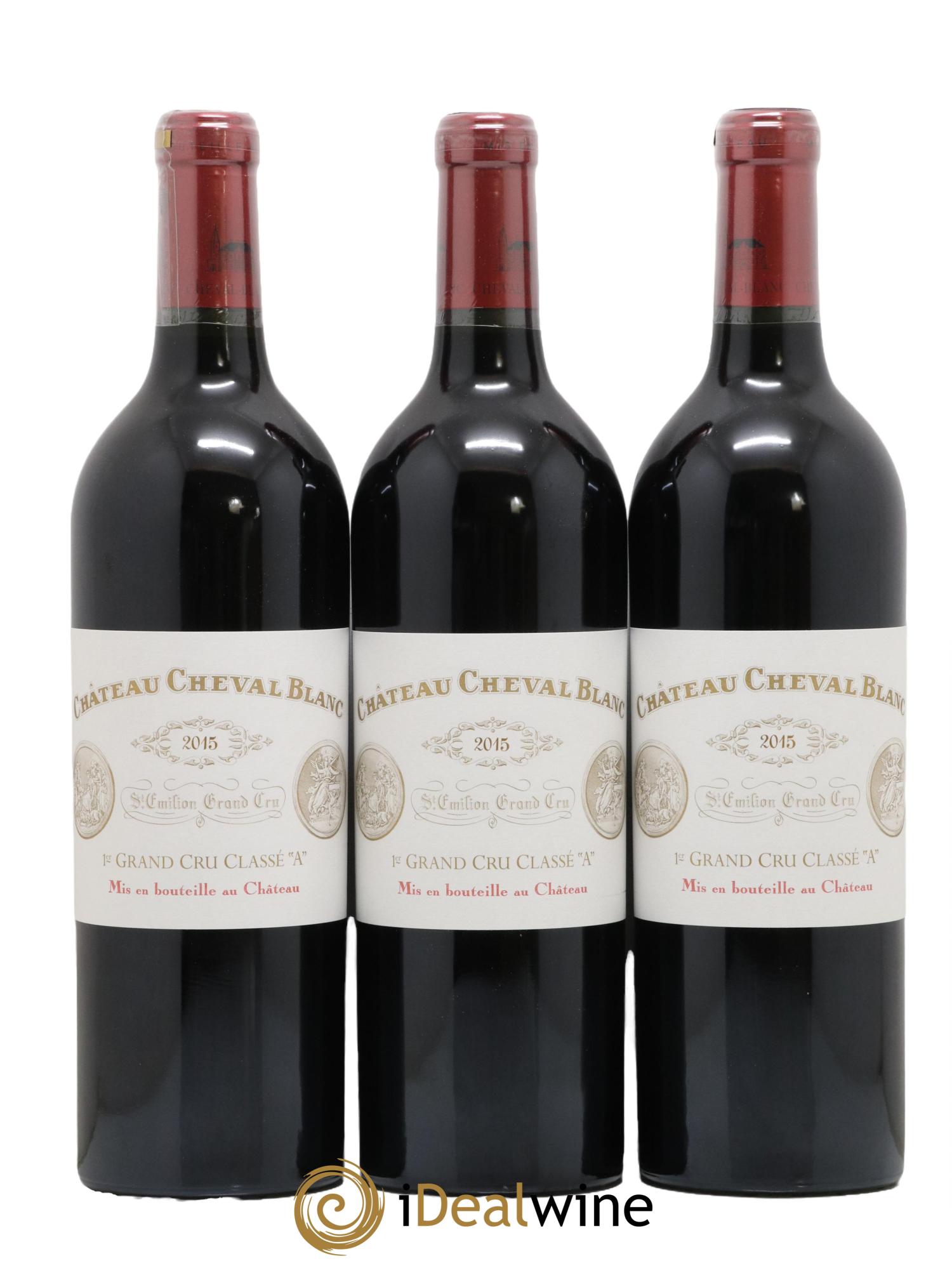 Château Cheval Blanc 1er Grand Cru Classé A 2015 - Posten von 6 Flaschen - 1