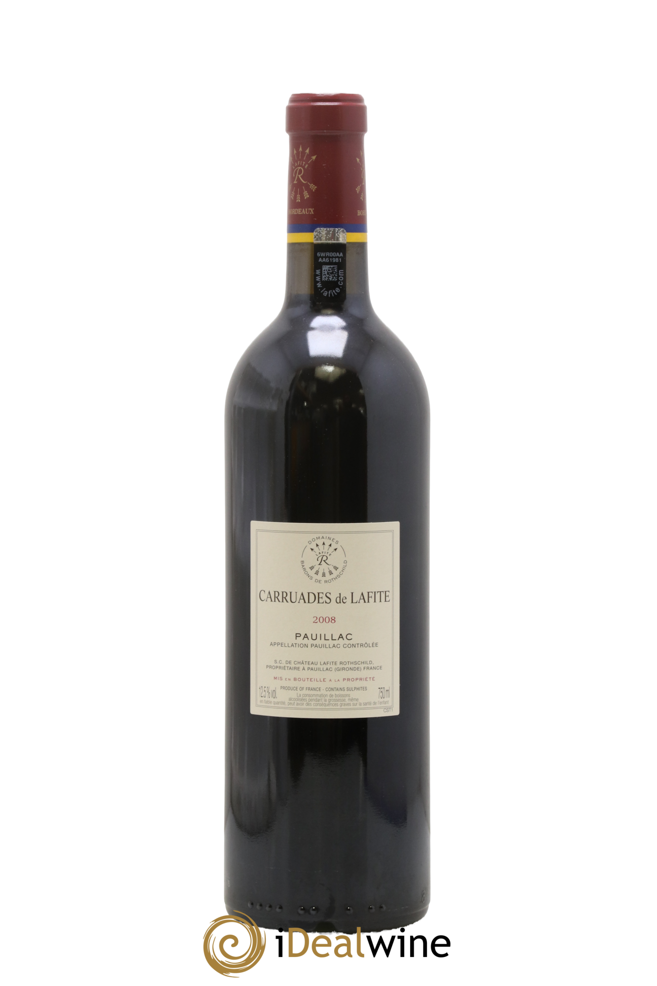 Carruades de Lafite Rothschild Second Vin 2008 - Lot de 1 bouteille - 1