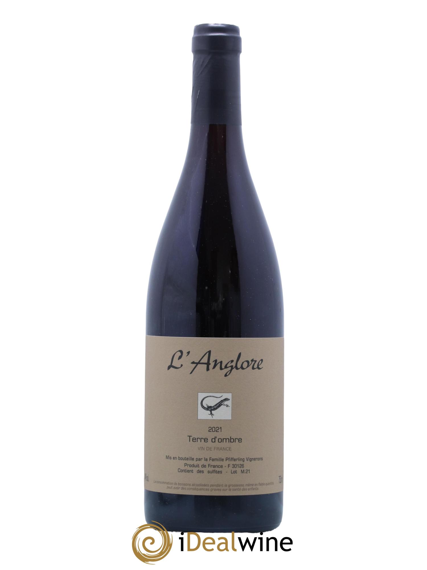 Vin de France Terre d'Ombre L'Anglore 2021 - Lotto di 1 bottiglia - 0