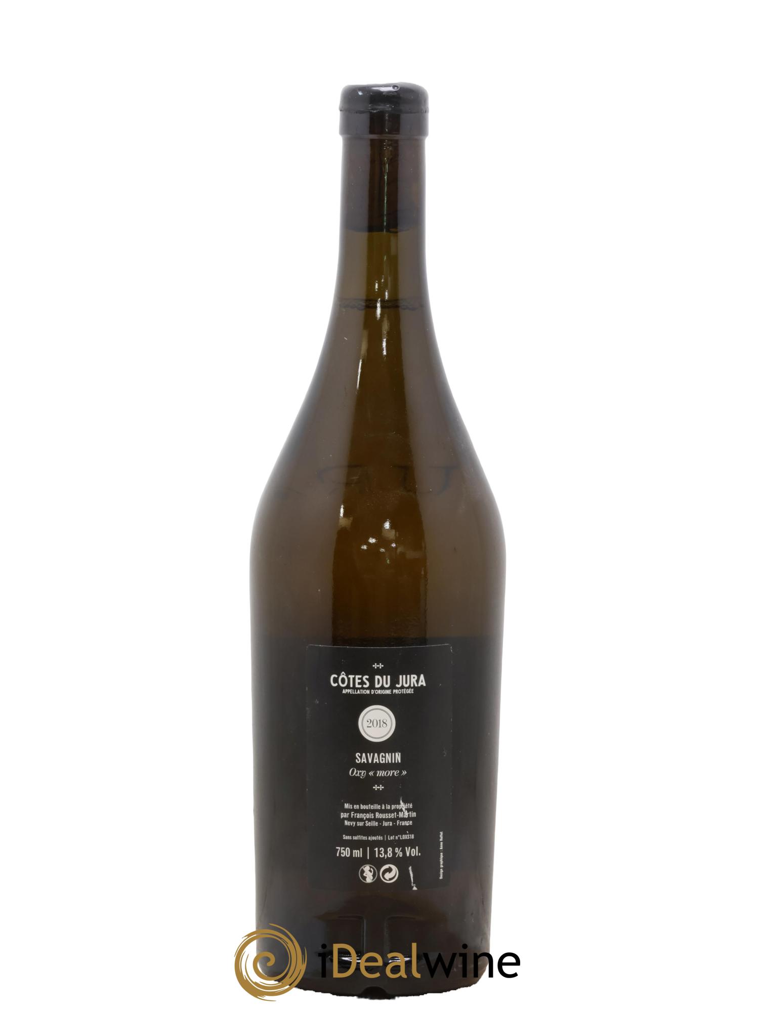 Côtes du Jura Savagnin Oxy More v4 François Rousset Martin 2018 - Lot of 1 bottle - 1