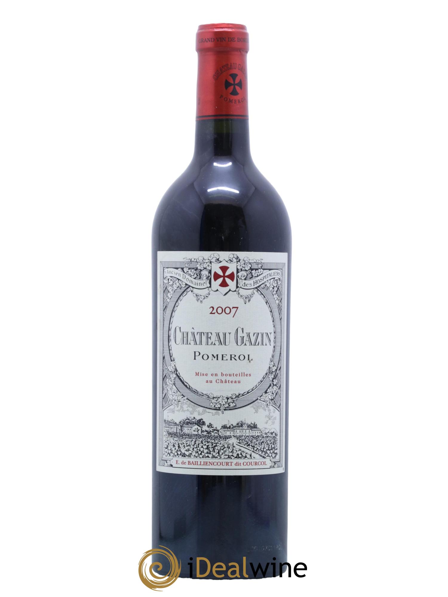 Château Gazin 2007 - Lot de 1 bouteille - 0