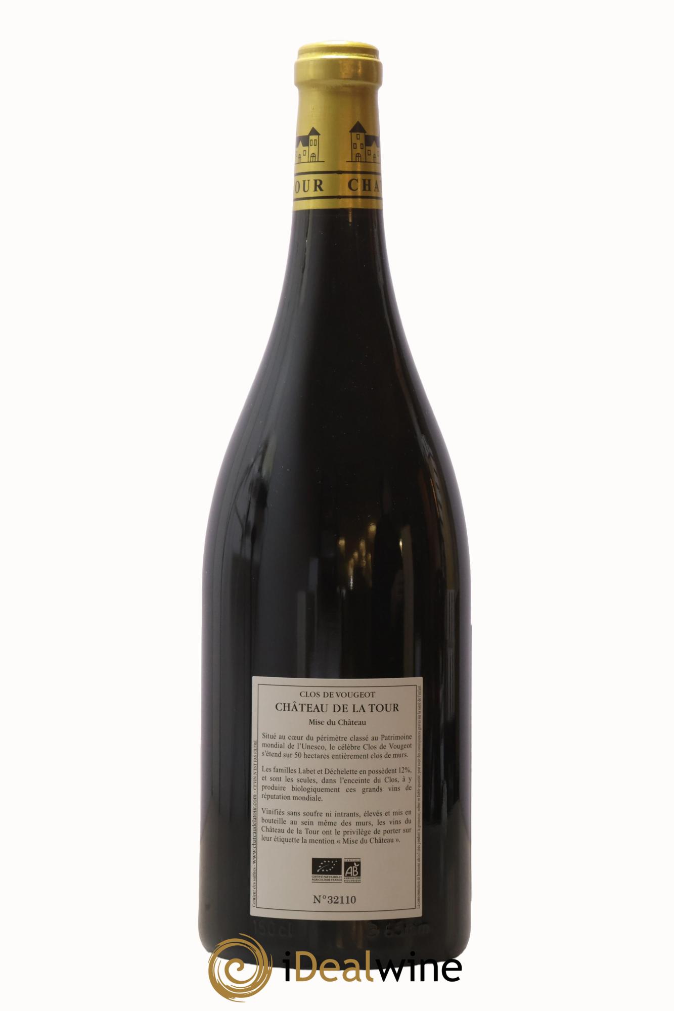 Clos de Vougeot Grand Cru Vieilles Vignes Château de La Tour  2022 - Lotto di 1 magnum - 2