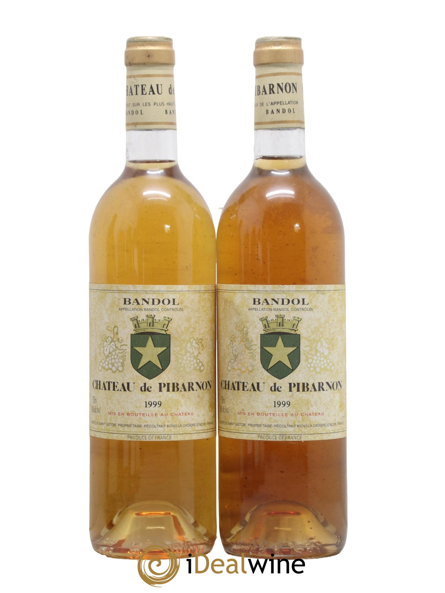 Bandol Château de Pibarnon Comte de Saint-Victor 1999 - Lot de 2 bouteilles - 0