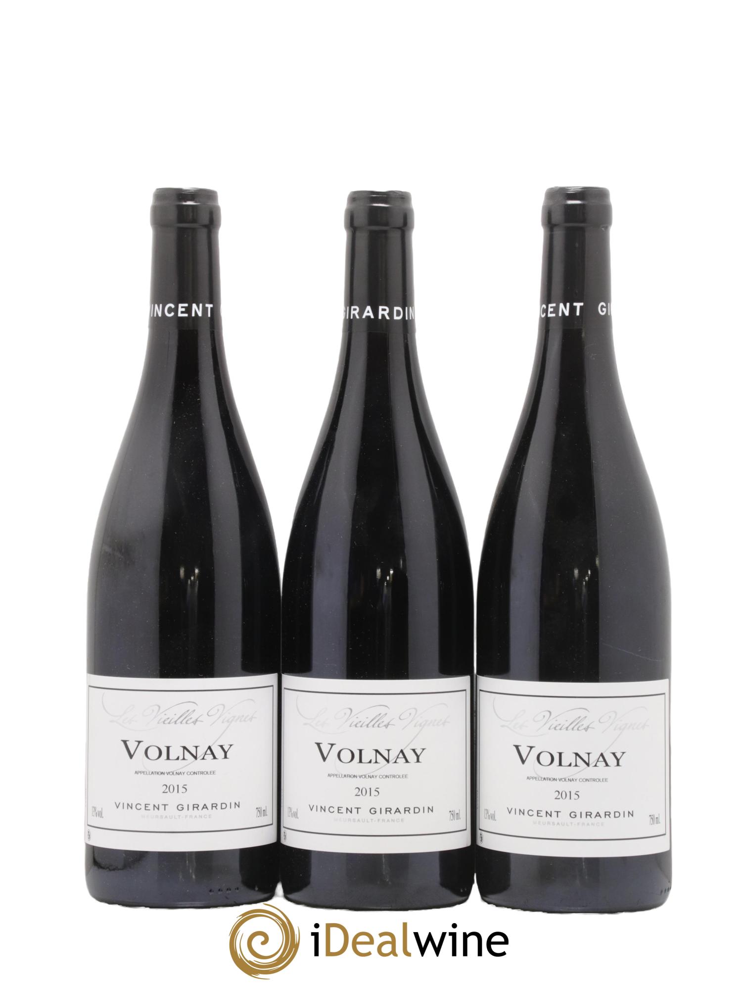 Volnay Vieilles Vignes Vincent Girardin (Domaine) 2015 - Lotto di 3 bottiglie - 0