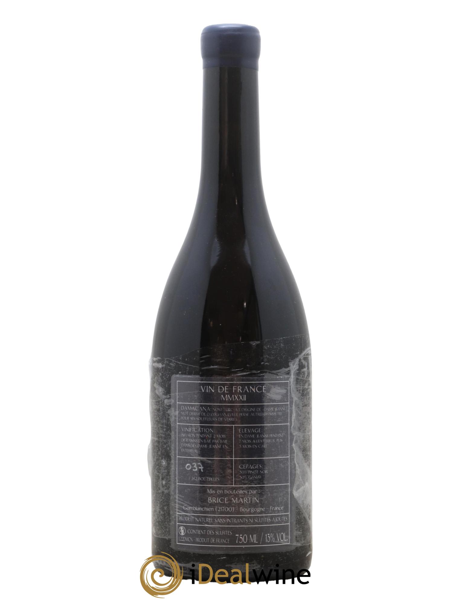 Bourgogne Damacana Bruce Martin 2022 - Posten von 1 Flasche - 1