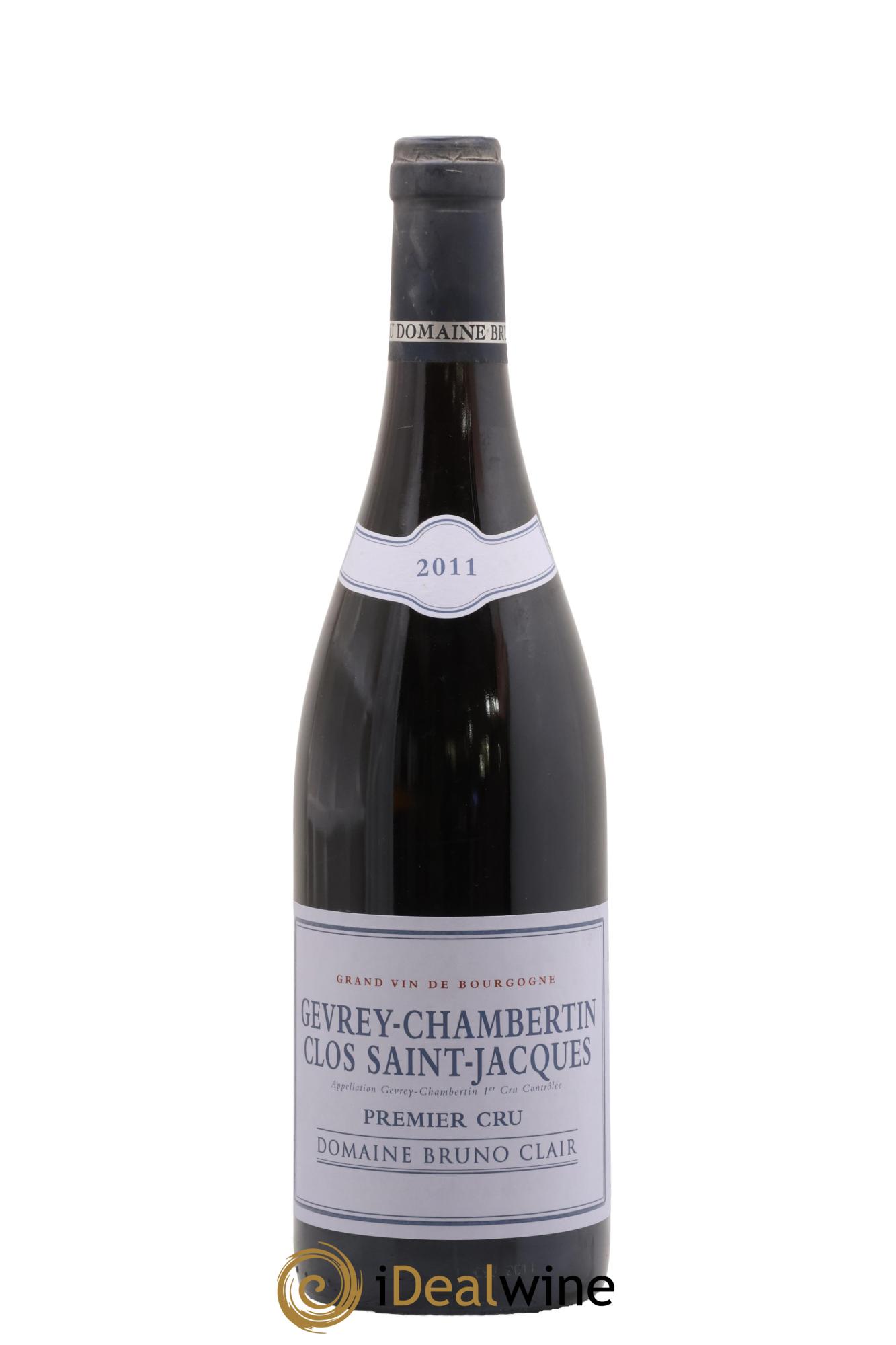 Gevrey-Chambertin 1er Cru Clos Saint-Jacques Bruno Clair (Domaine) 2011 - Lot of 1 bottle - 0