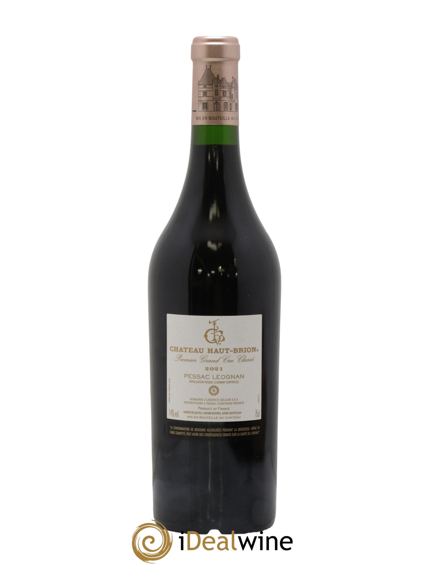 Château Haut Brion 1er Grand Cru Classé 2021 - Lot of 1 bottle - 2