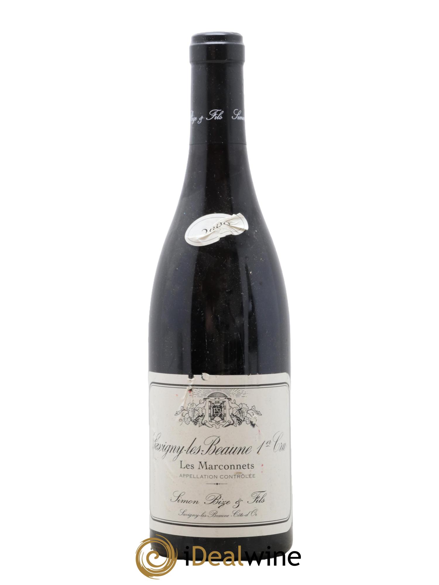 Savigny-lès-Beaune 1er Cru Les Marconnets Simon Bize & Fils 2006 - Lot de 1 bouteille - 0