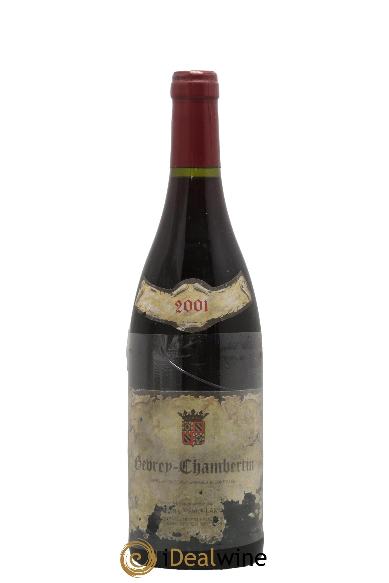 Gevrey-Chambertin P Lamy 2001 - Lot de 1 bouteille - 0