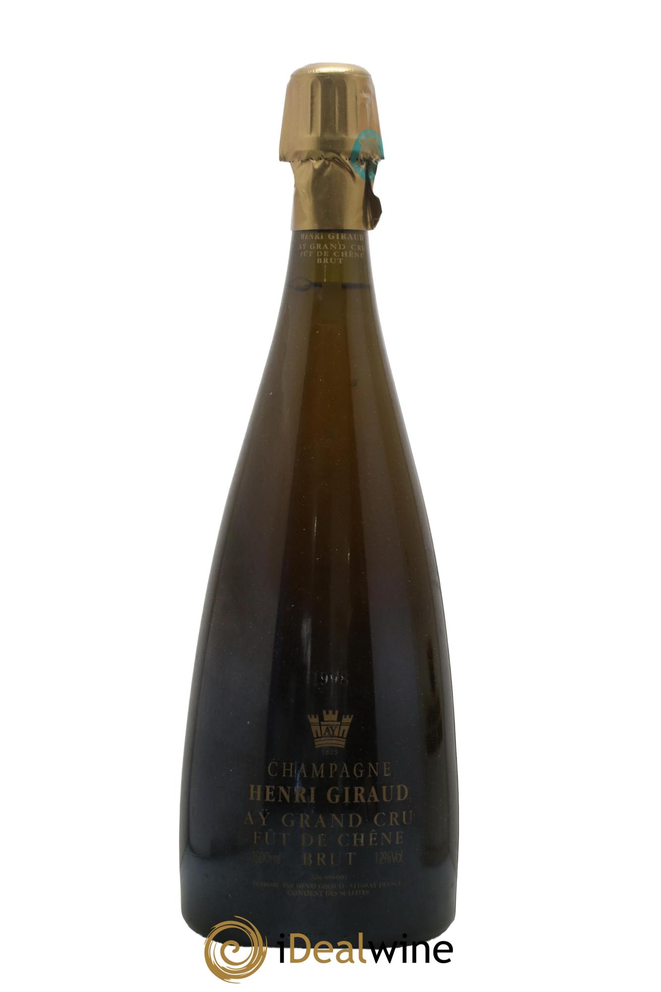 Aÿ Grand Cru Brut Fût de Chêne Henri Giraud 1998 - Lot de 1 magnum - 1