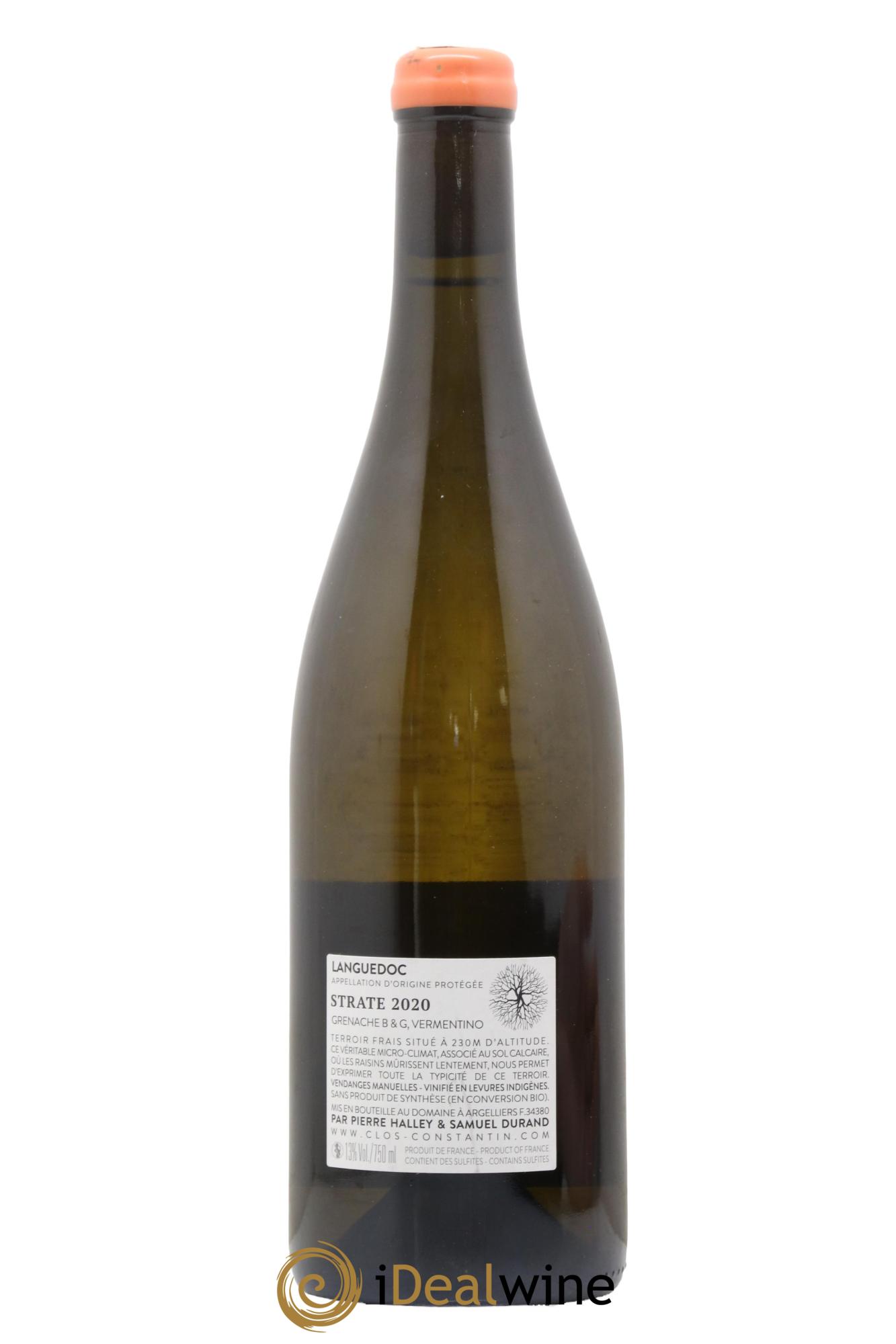 Coteaux du Languedoc Strate Clos Constantin 2020 - Lot de 1 bouteille - 1