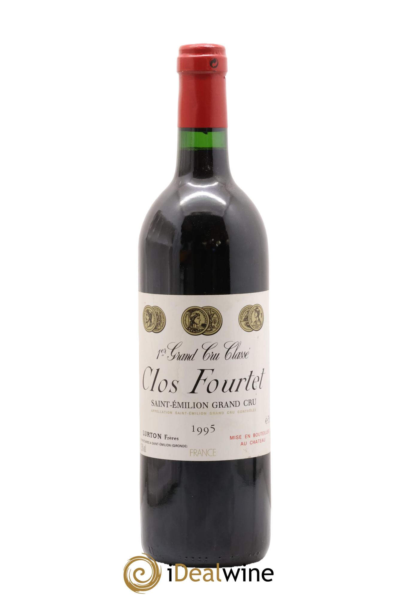 Clos Fourtet 1er Grand Cru Classé B 1995 - Posten von 1 Flasche - 0