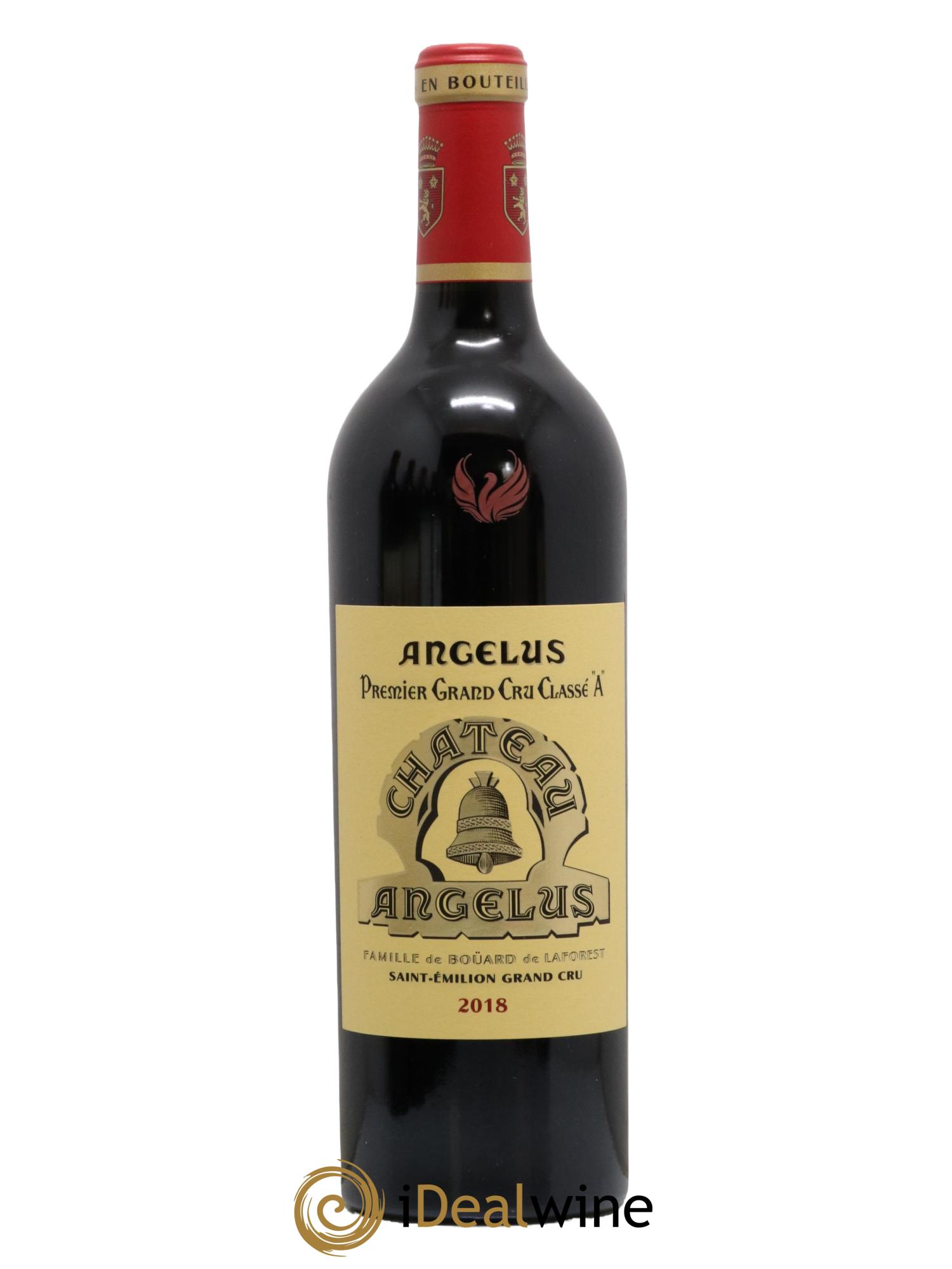 Château Angélus 1er Grand Cru Classé A 2018 - Lot de 1 bouteille - 0