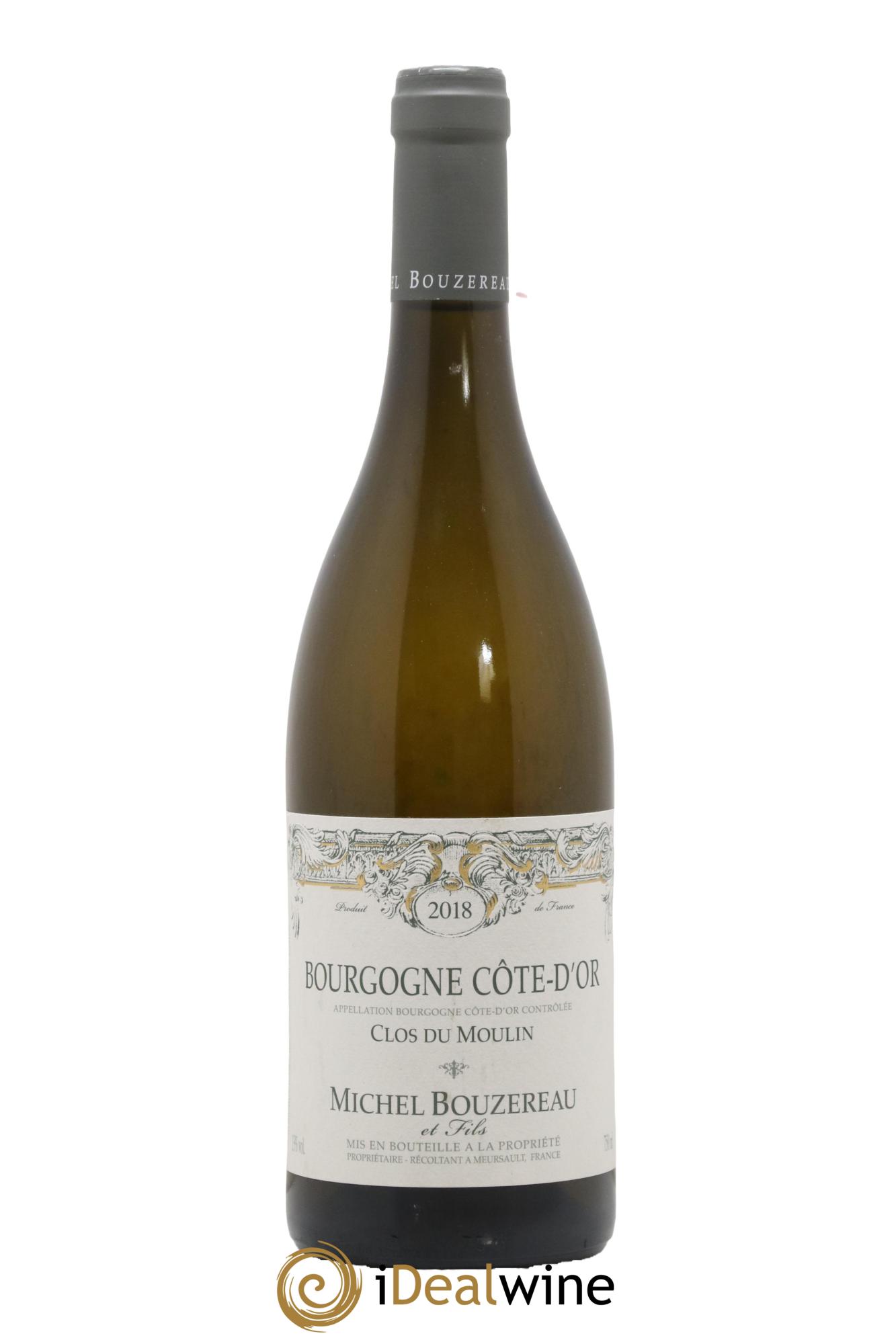 Bourgogne Côte-d'Or Clos du Moulin Michel Bouzereau et Fils (Domaine) 2018 - Lot de 1 bouteille - 0