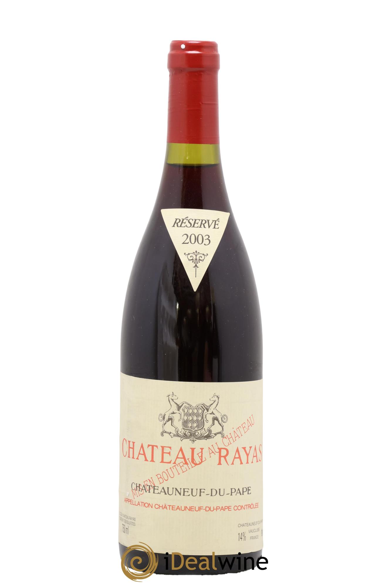 Châteauneuf-du-Pape Château Rayas Emmanuel Reynaud 2003 - Lot of 1 bottle - 0