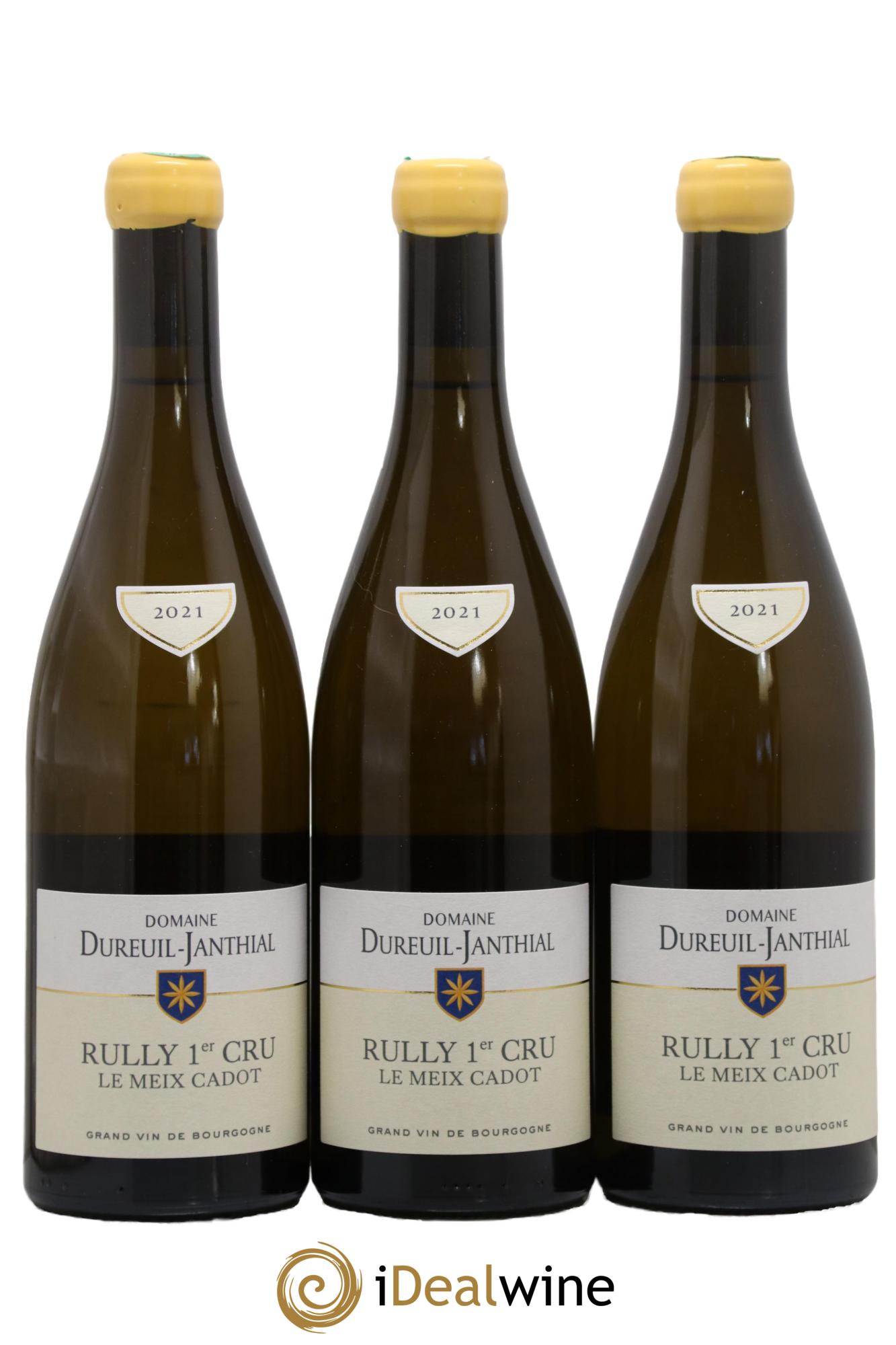 Rully 1er Cru Le Meix Cadot Vincent Dureuil-Janthial 2021 - Lotto di 3 bottiglie - 0