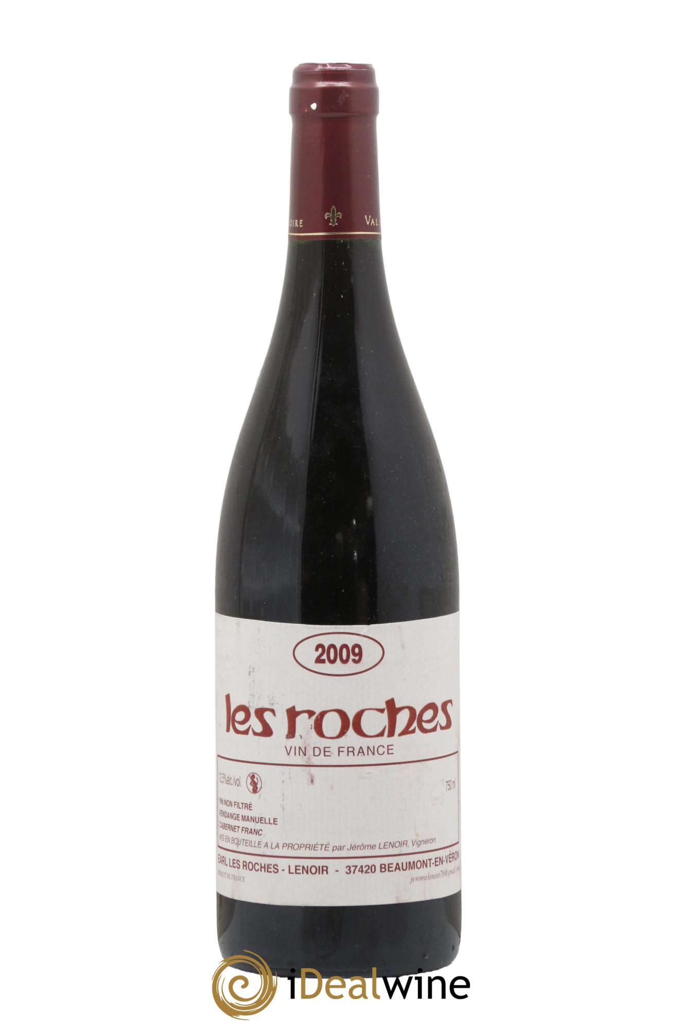 Vin de France Les Roches Lenoir (Domaine) 2009 - Lot de 1 bouteille - 0