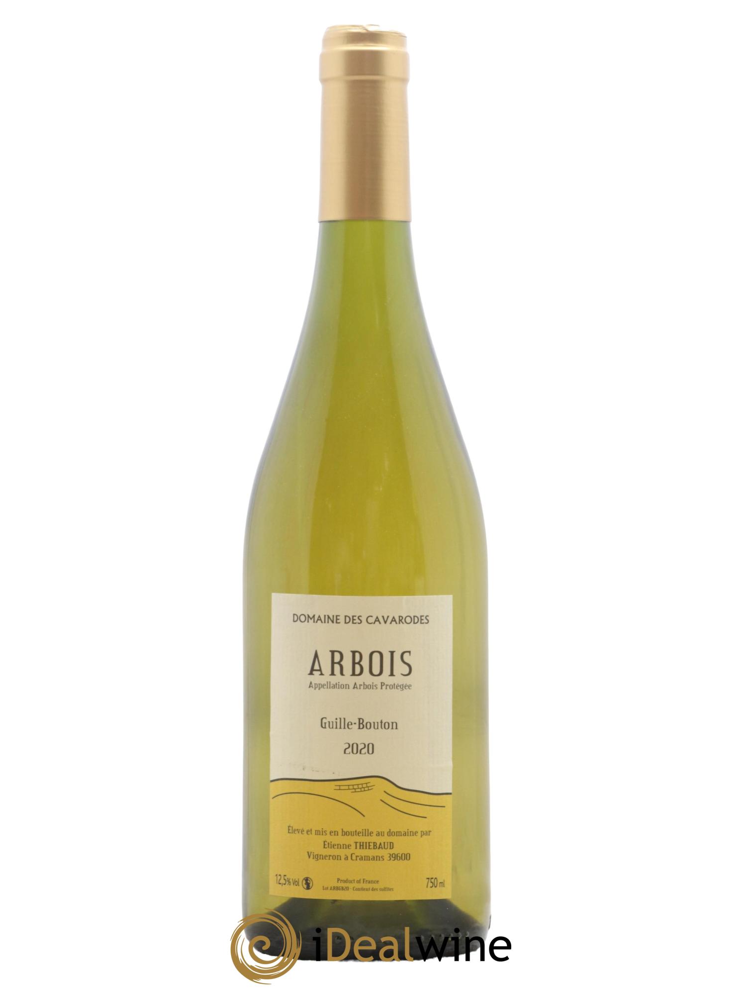 Arbois Guille-Bouton Cavarodes (Domaine des) - Etienne Thiébaud 2020 - Lot de 1 bouteille - 0