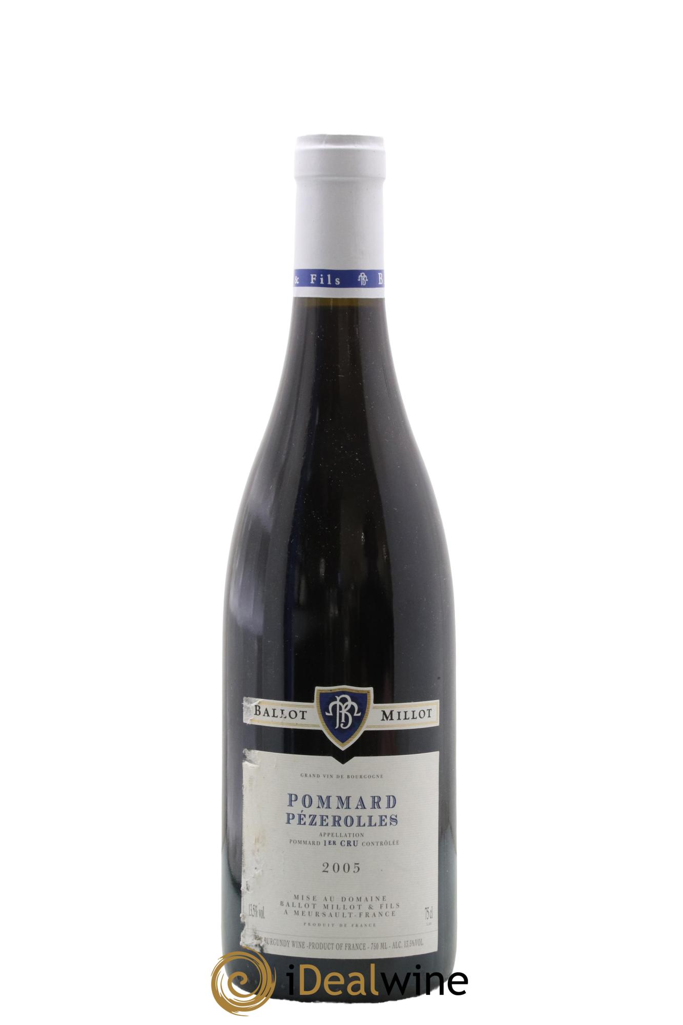 Pommard 1er Cru Les Pézerolles Ballot-Millot 2005 - Lot de 1 bouteille - 0