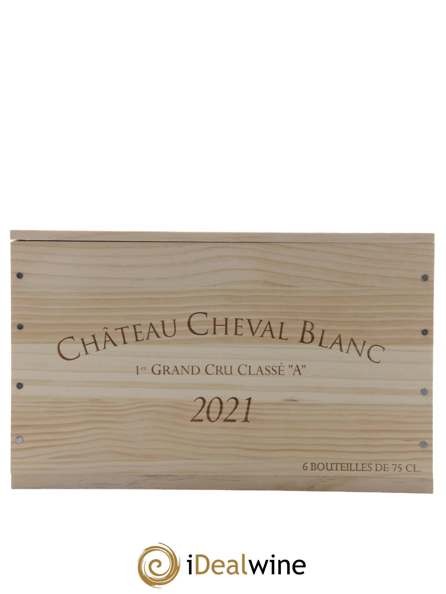 Château Cheval Blanc 1er Grand Cru Classé A 2021 - Lot de 6 bouteilles - 6