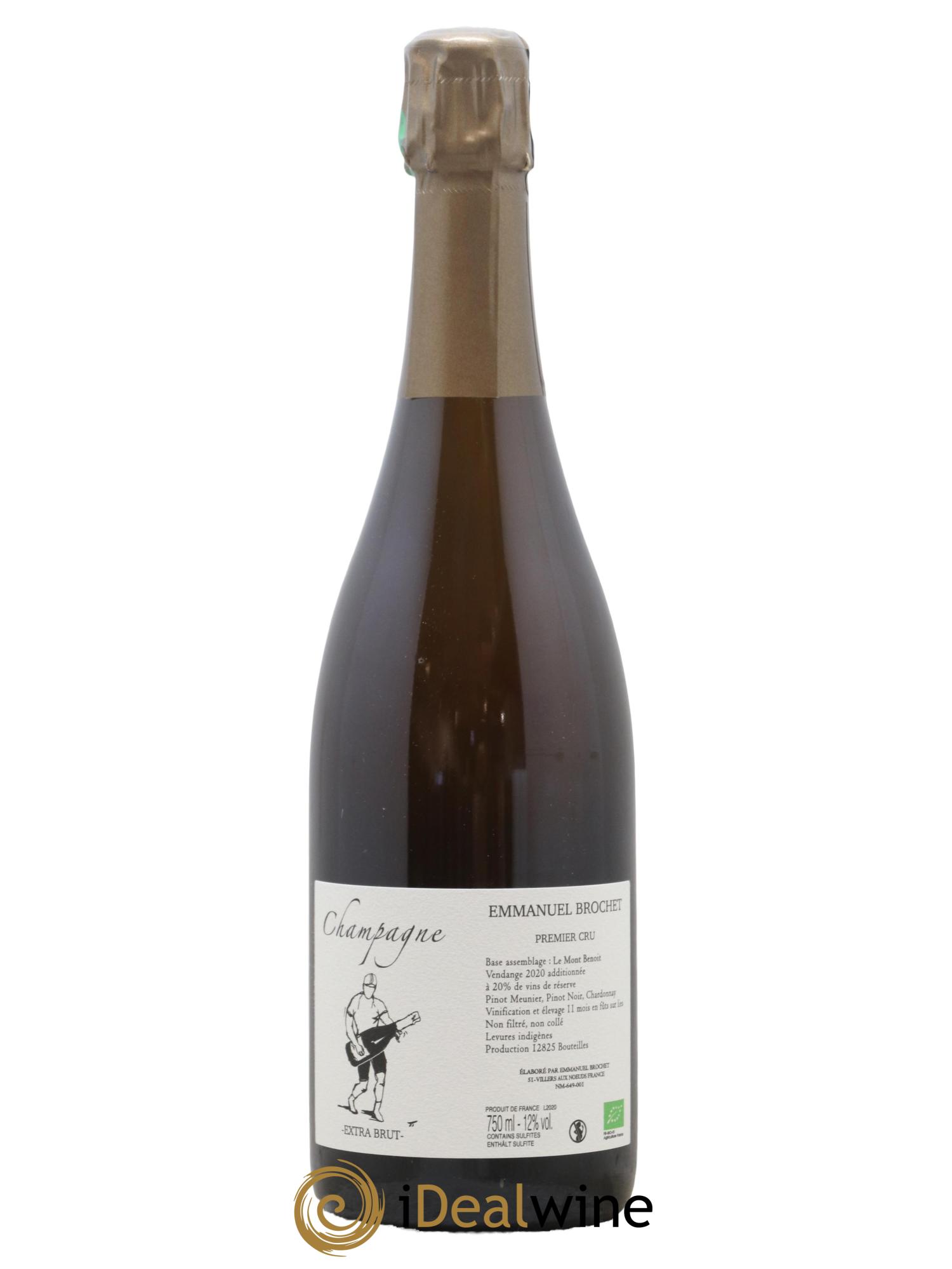 Le Mont Benoit Extra-Brut Emmanuel Brochet - Lot de 1 bouteille - 0