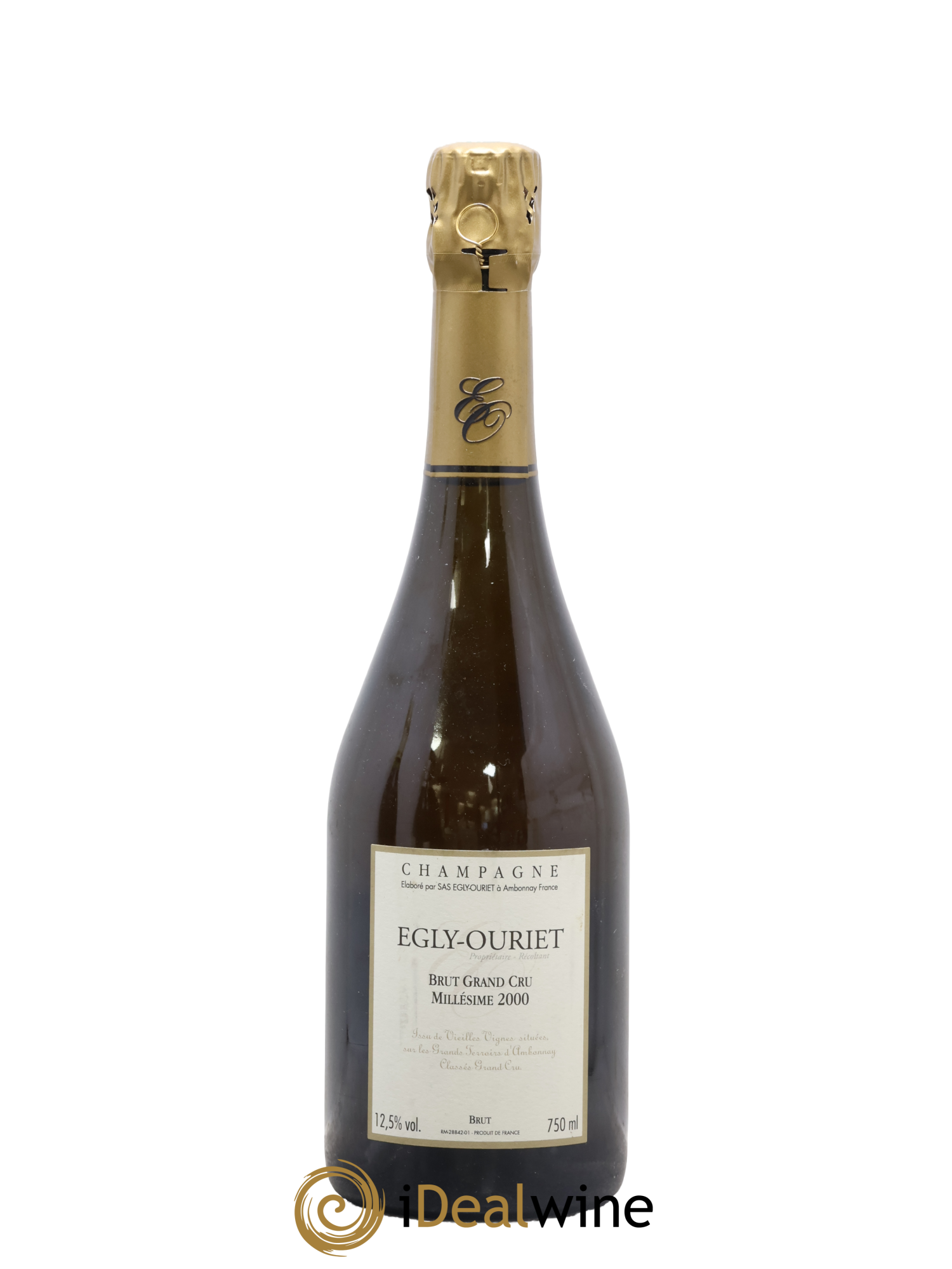 Ambonnay Vieilles Vignes Brut Millésimé Egly-Ouriet 2000 - Posten von 1 Flasche - 0