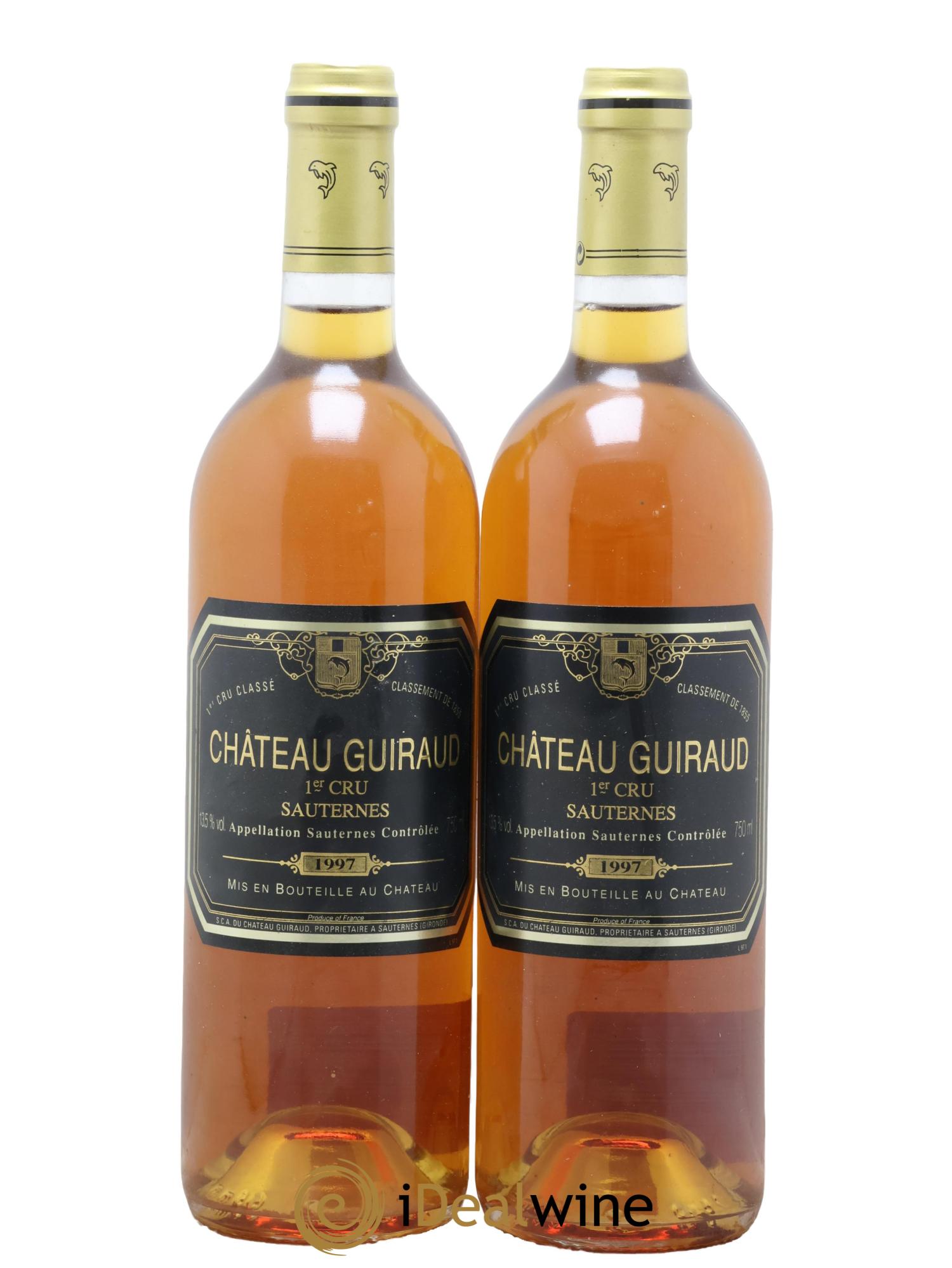 Château Guiraud 1er Grand Cru Classé 1997 - Lotto di 2 bottiglie - 0