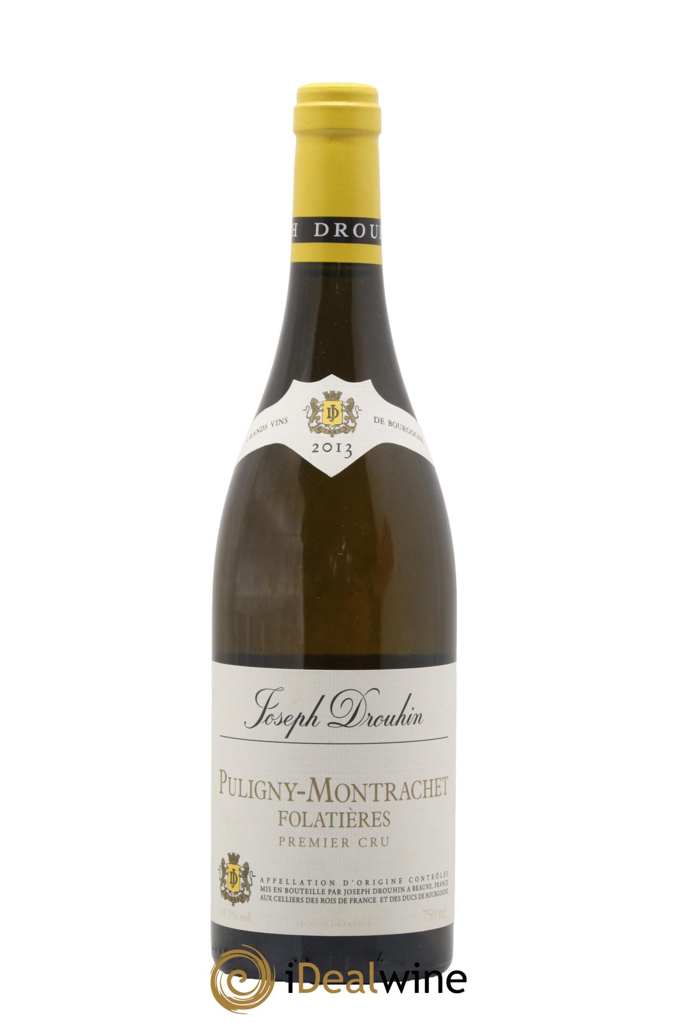 Puligny-Montrachet 1er Cru Folatières Joseph Drouhin 2013 - Lot de 1 bouteille - 0